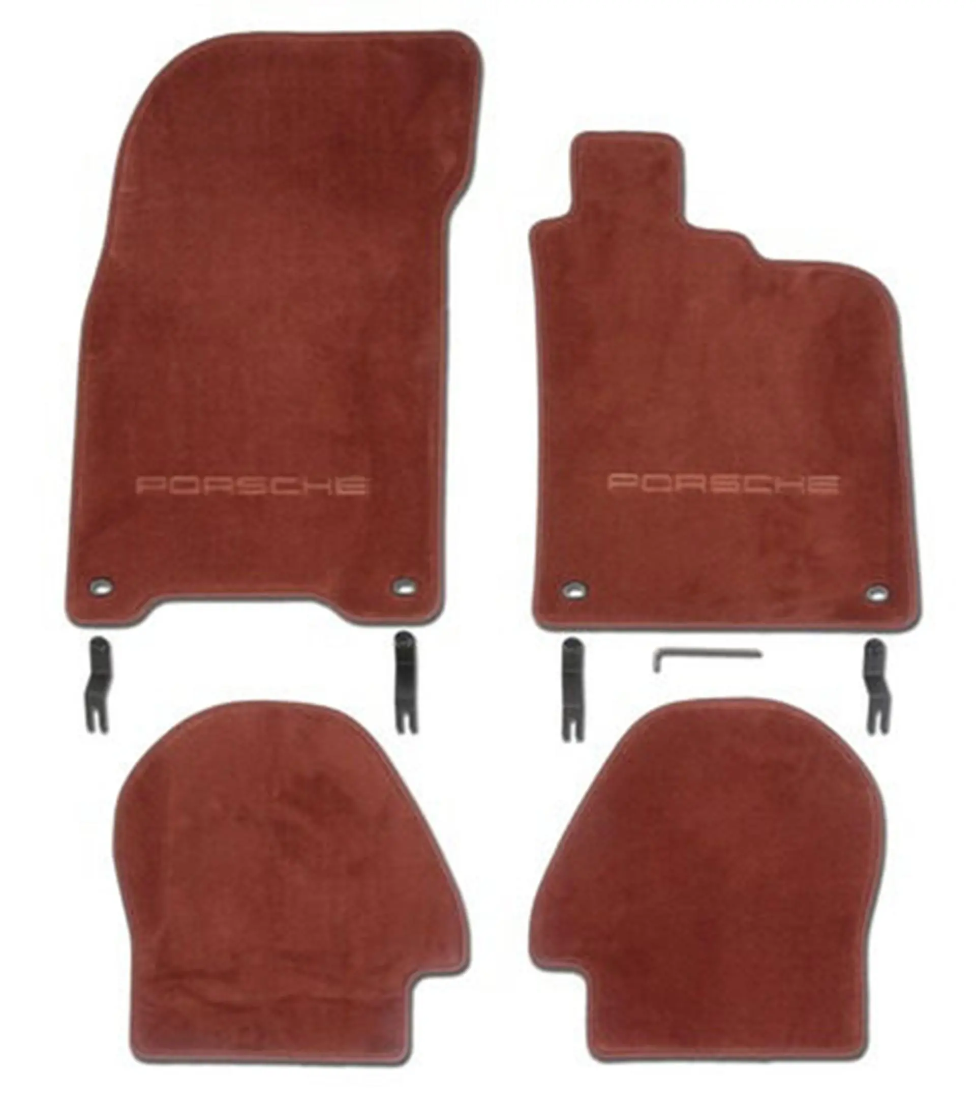 Floor mats for right-hand drive vehicles for Porsche 964 and 993