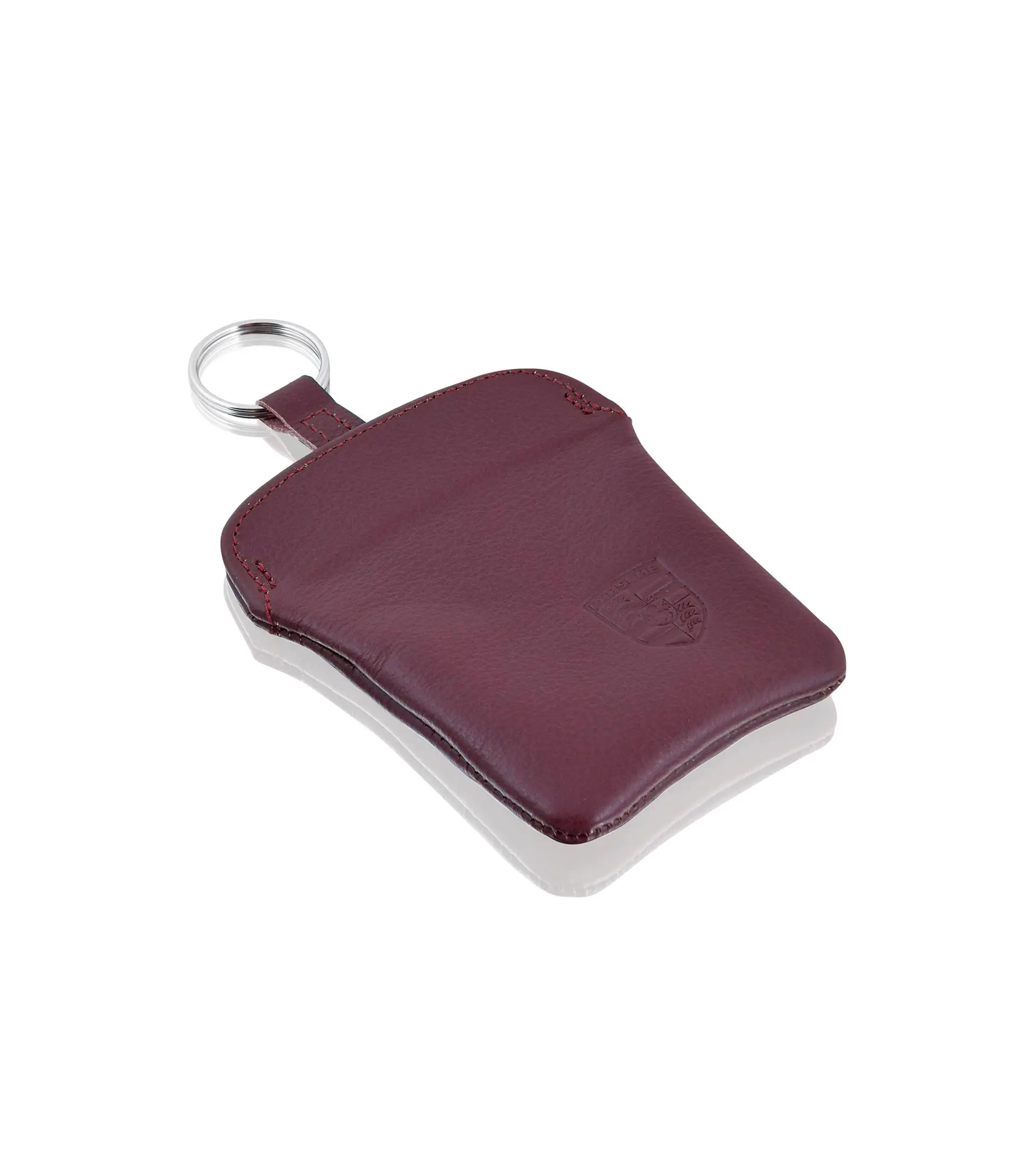 【チャオズ】≪BURGUNDY≫ HAND-DYED KEY CASE Key Case | Full grain leather, compact key organizer, Leatherology