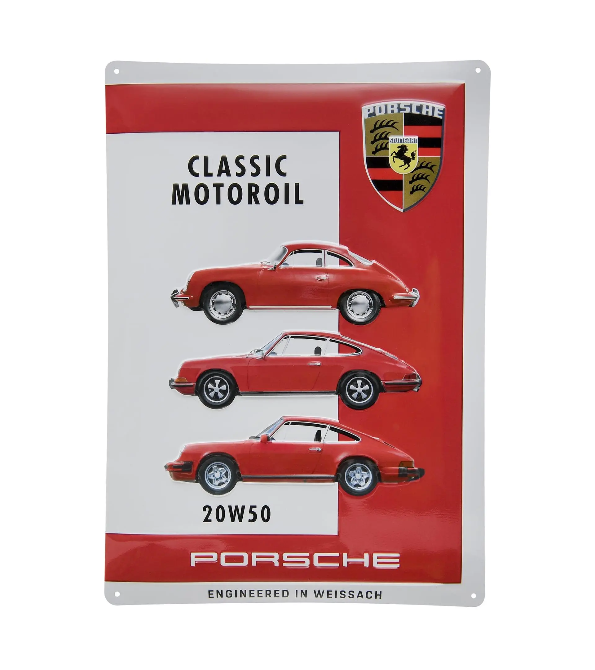 Metal plate – Motoroil 20W50 | PORSCHE SHOP