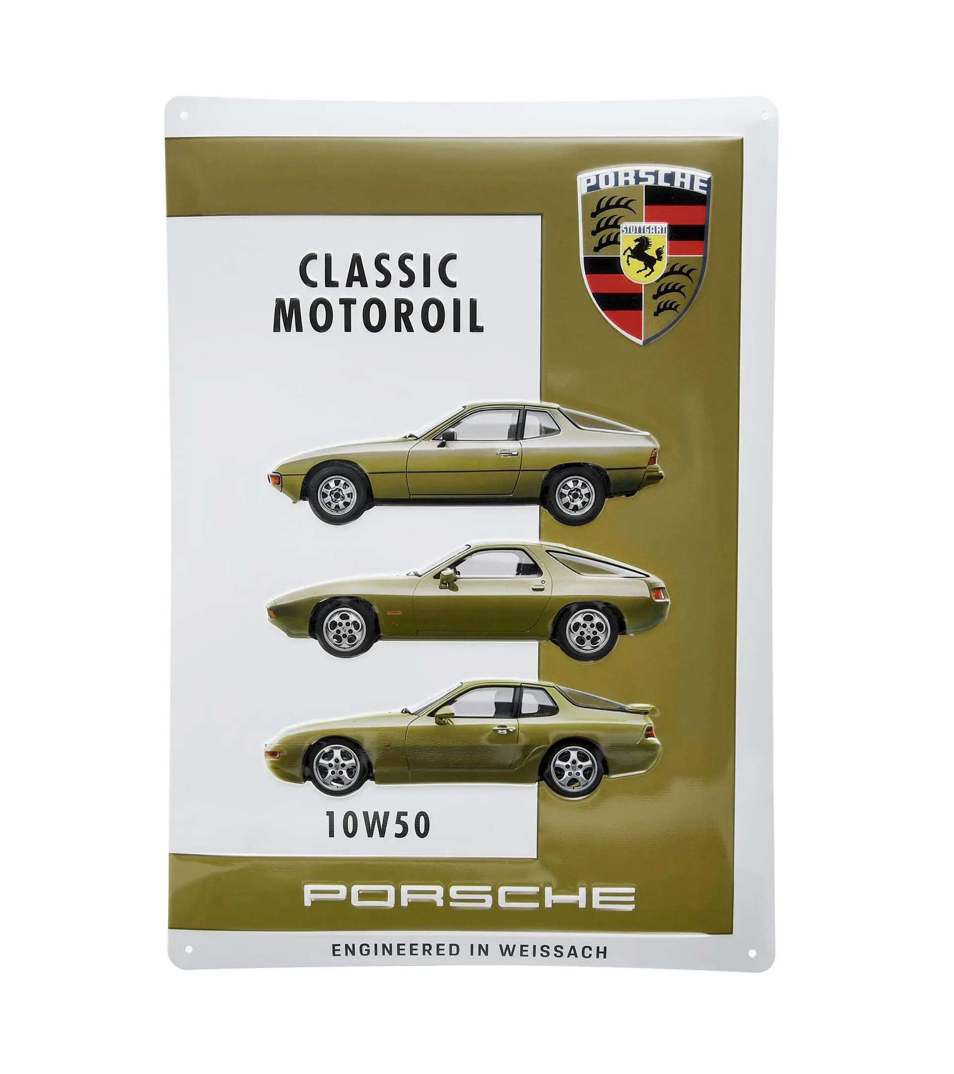 Plaque Métal Vintage Porsche 924 – Déco Murale Rectangulaire, Neuve