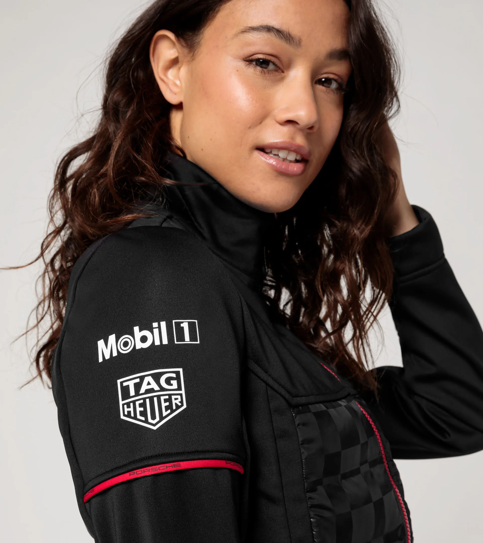 Porsche Veste softshell avec kit de sport autoobile, noir, 3X-Large