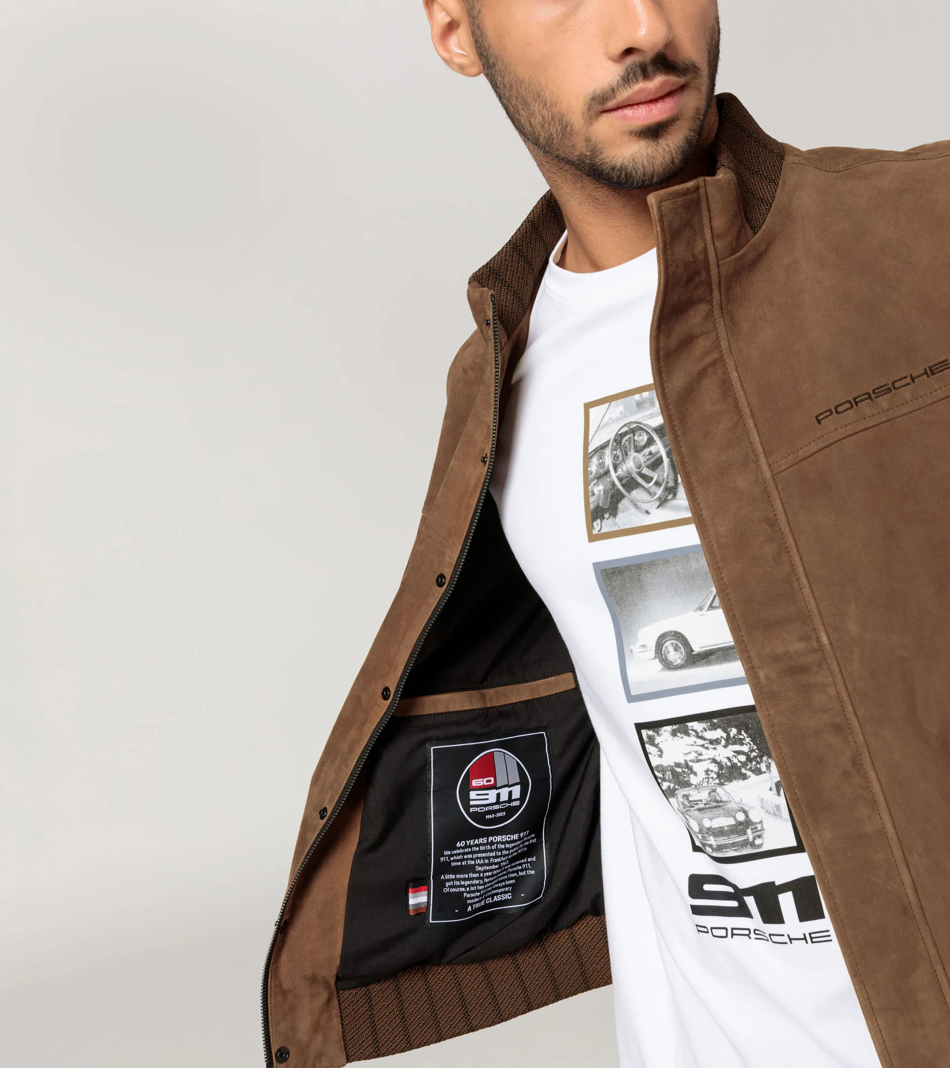 Leather jacket – 60Y Porsche 911 – Limited Edition | PORSCHE SHOP