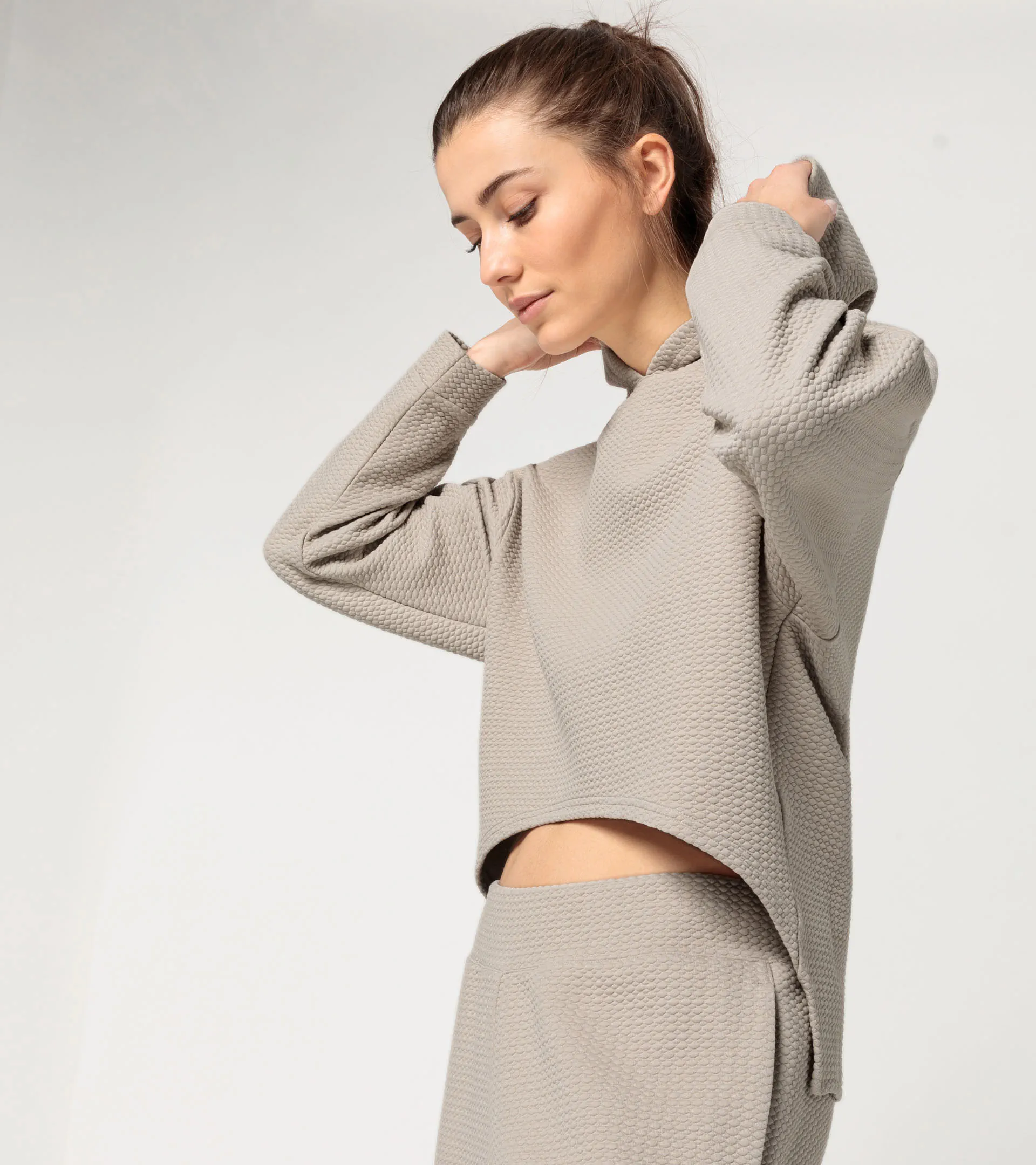 Women's Textured Hoodie – Yoga Capsule Collection | PORSCHE SHOP
