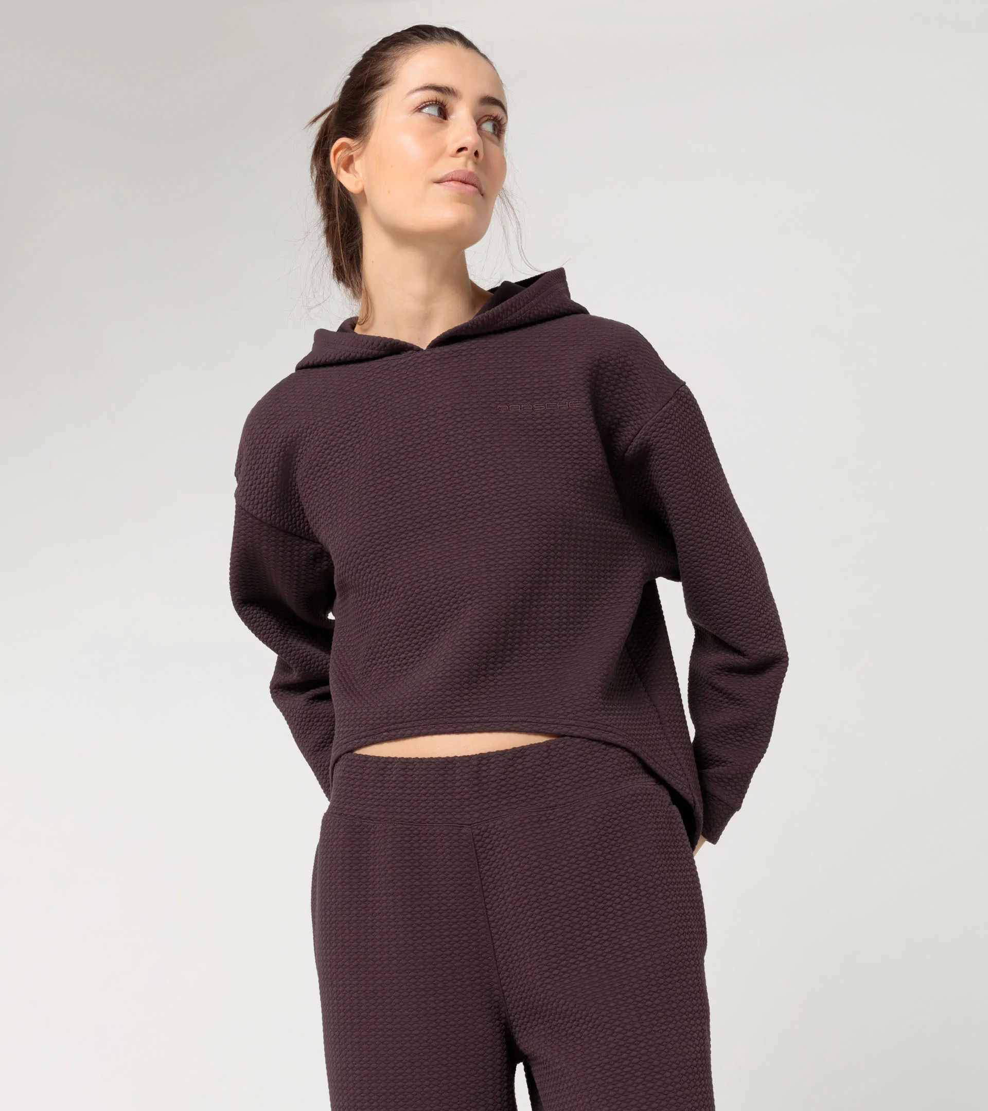 Women's Textured Hoodie – Yoga Capsule Collection | PORSCHE SHOP