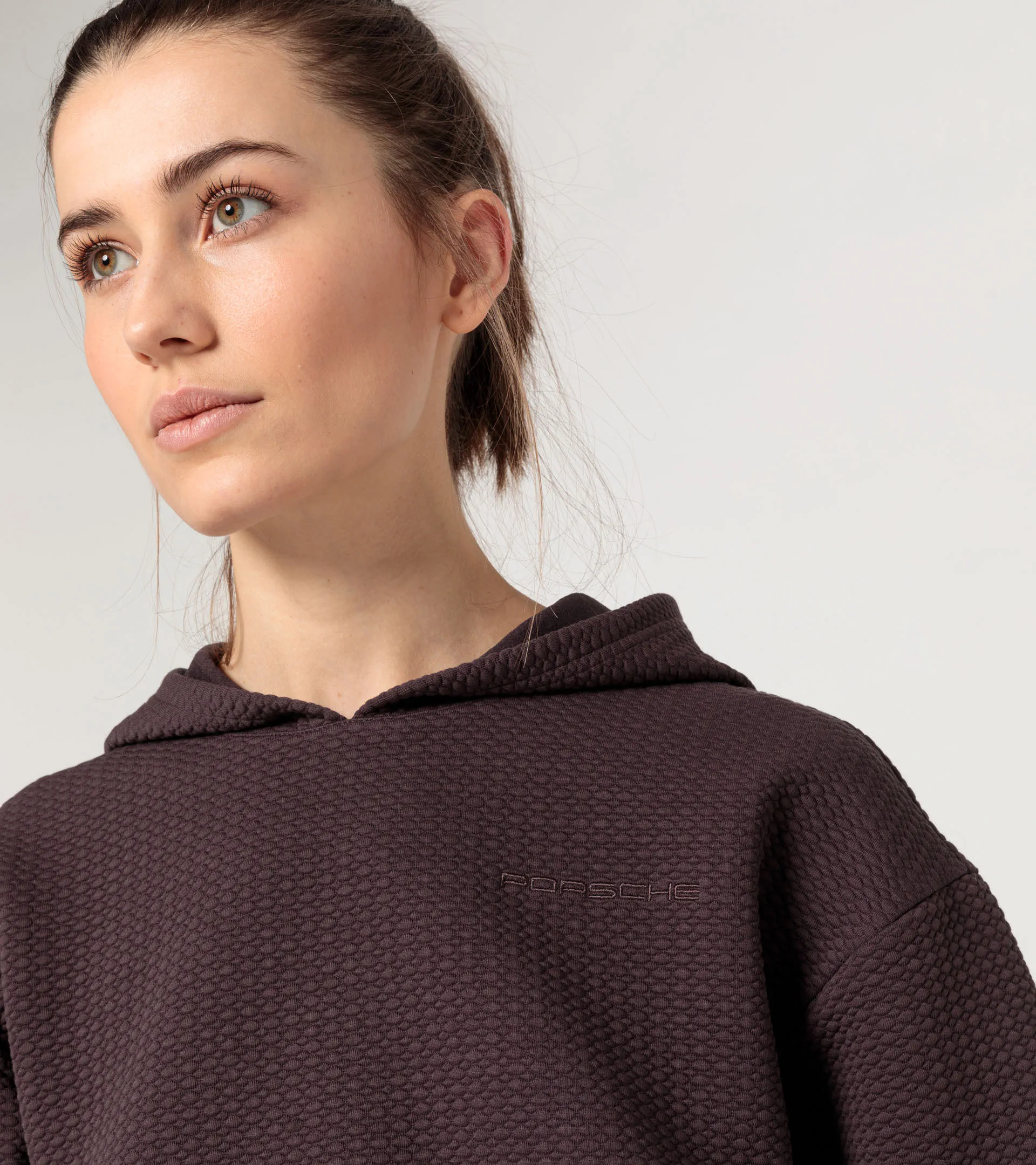 Women's Textured Hoodie – Yoga Capsule Collection | PORSCHE SHOP