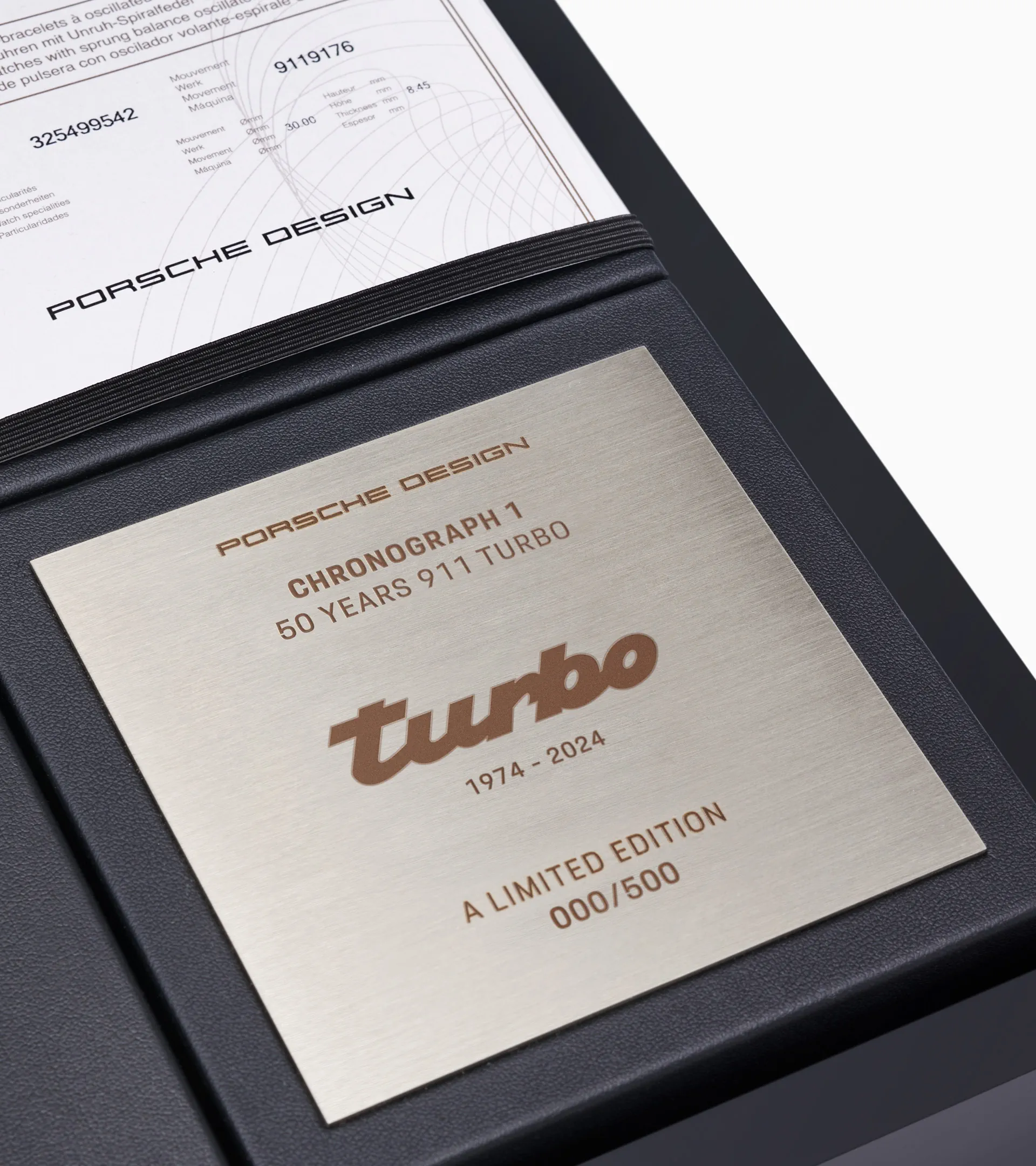 Chronograph 1 – 50 Years 911 Turbo Edition | PORSCHE SHOP