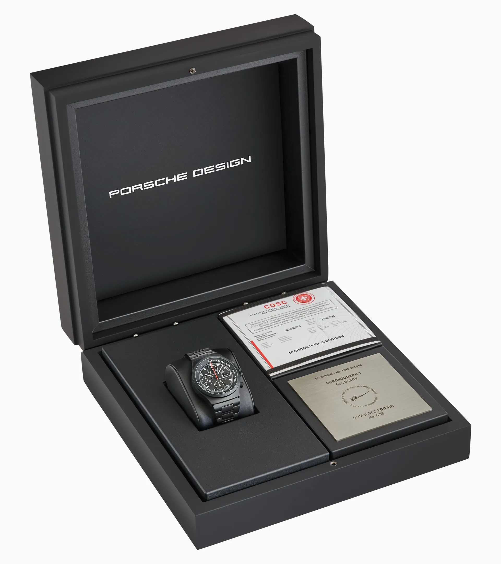Montre Porsche Chrono Sport Carbon Composite Noir Porsche Pas Cher
