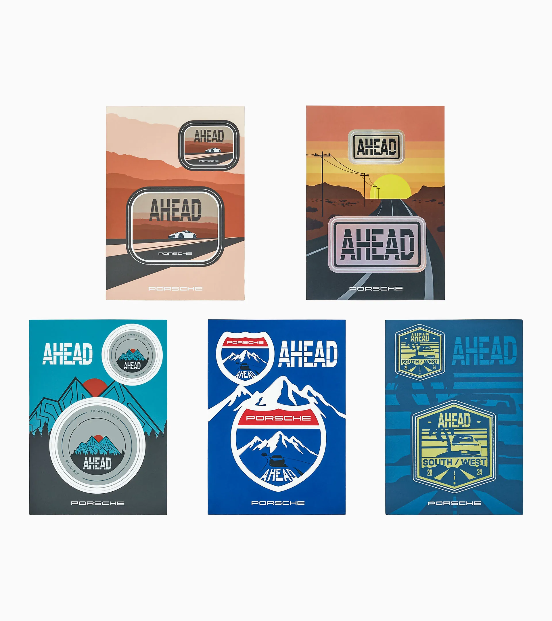 AHEAD No. 1 Sticker Set – Limited Edition | PORSCHE SHOP