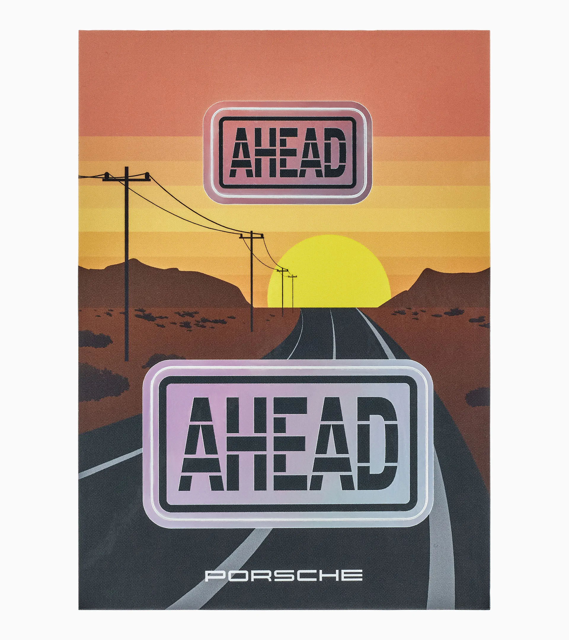 AHEAD No. 1 Sticker Set – Limited Edition | PORSCHE SHOP