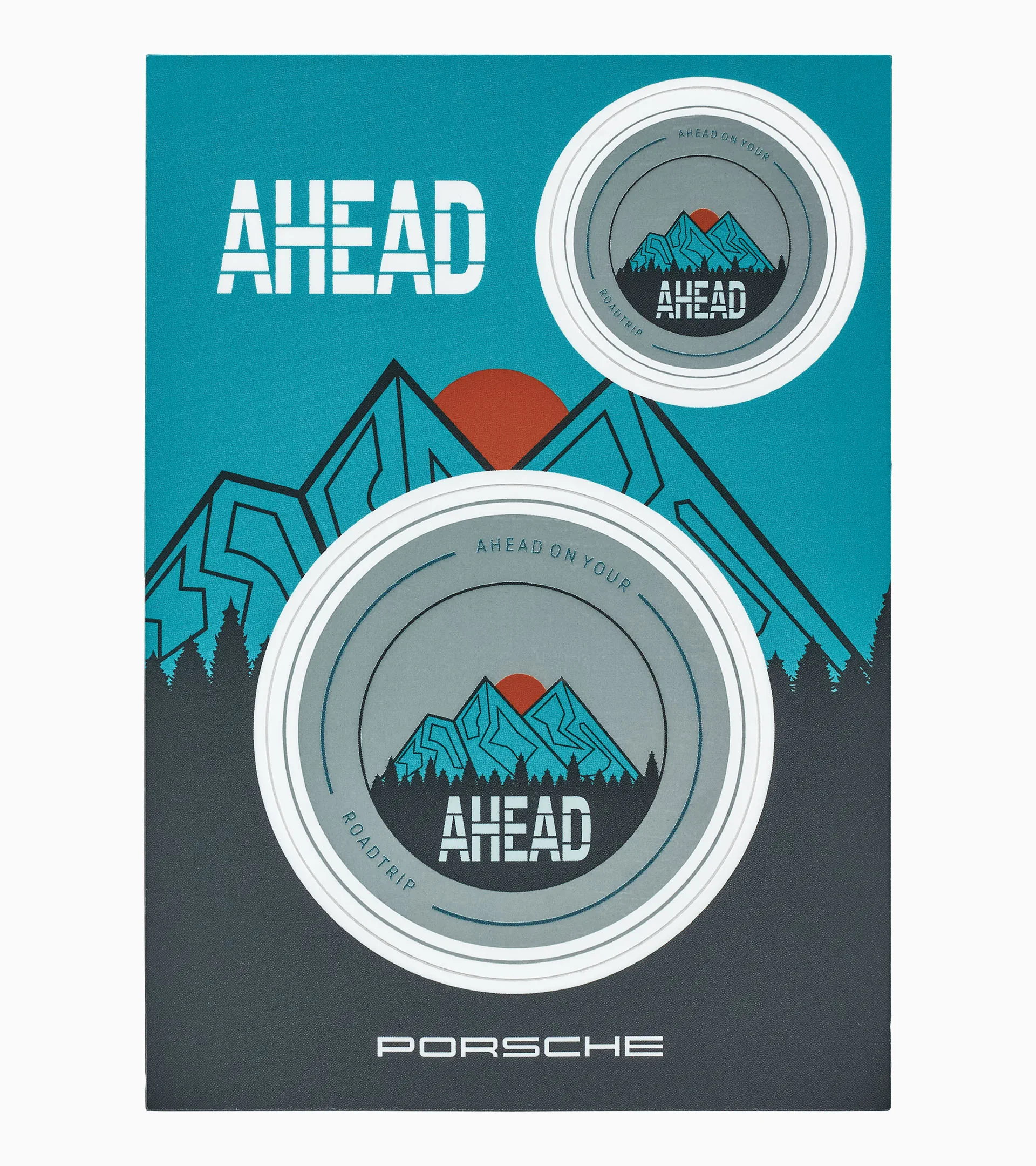 AHEAD No. 1 Sticker Set – Limited Edition | PORSCHE SHOP