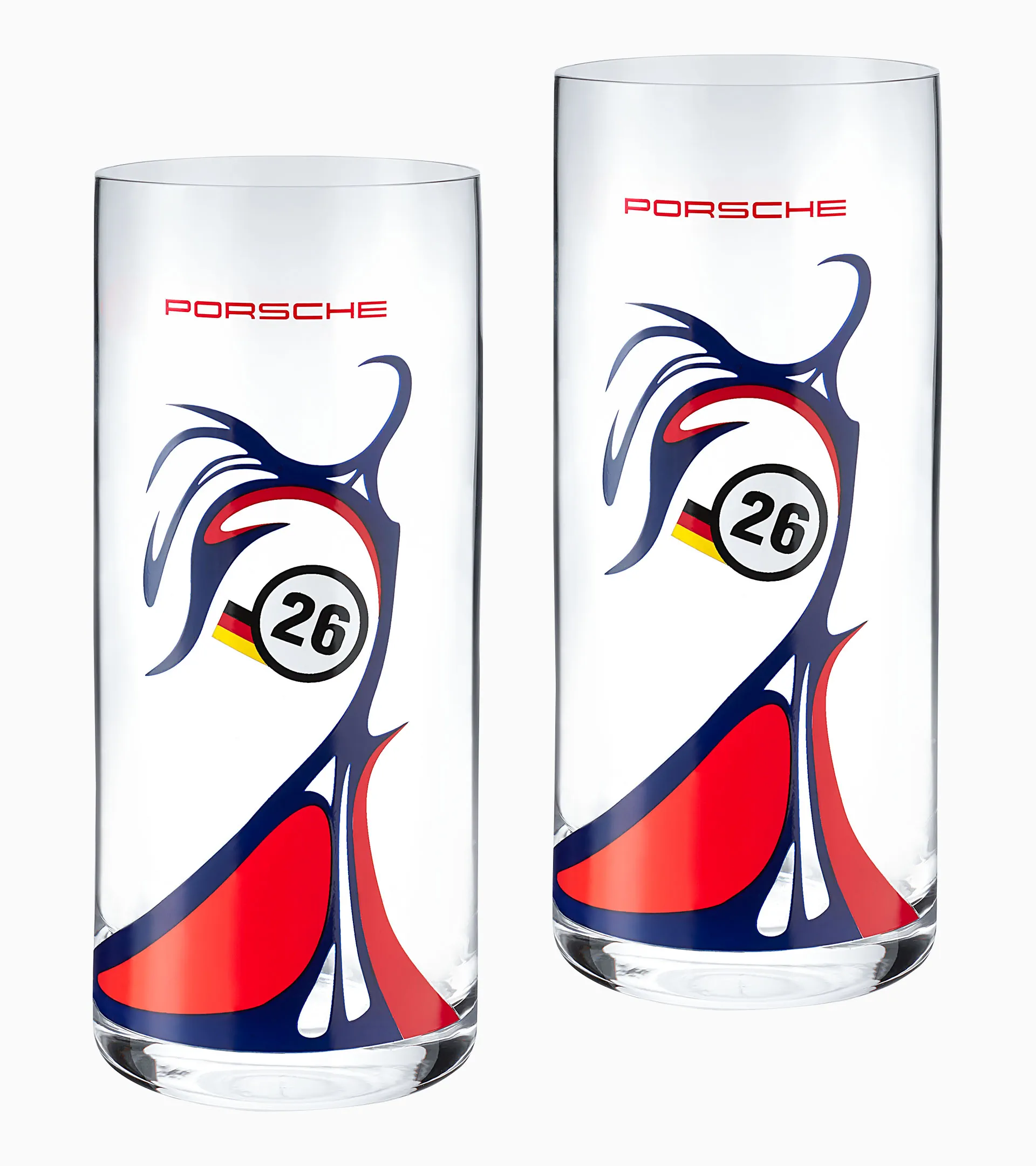 Set of 2 long drink glasses  GT1 | PORSCHE SHOP
