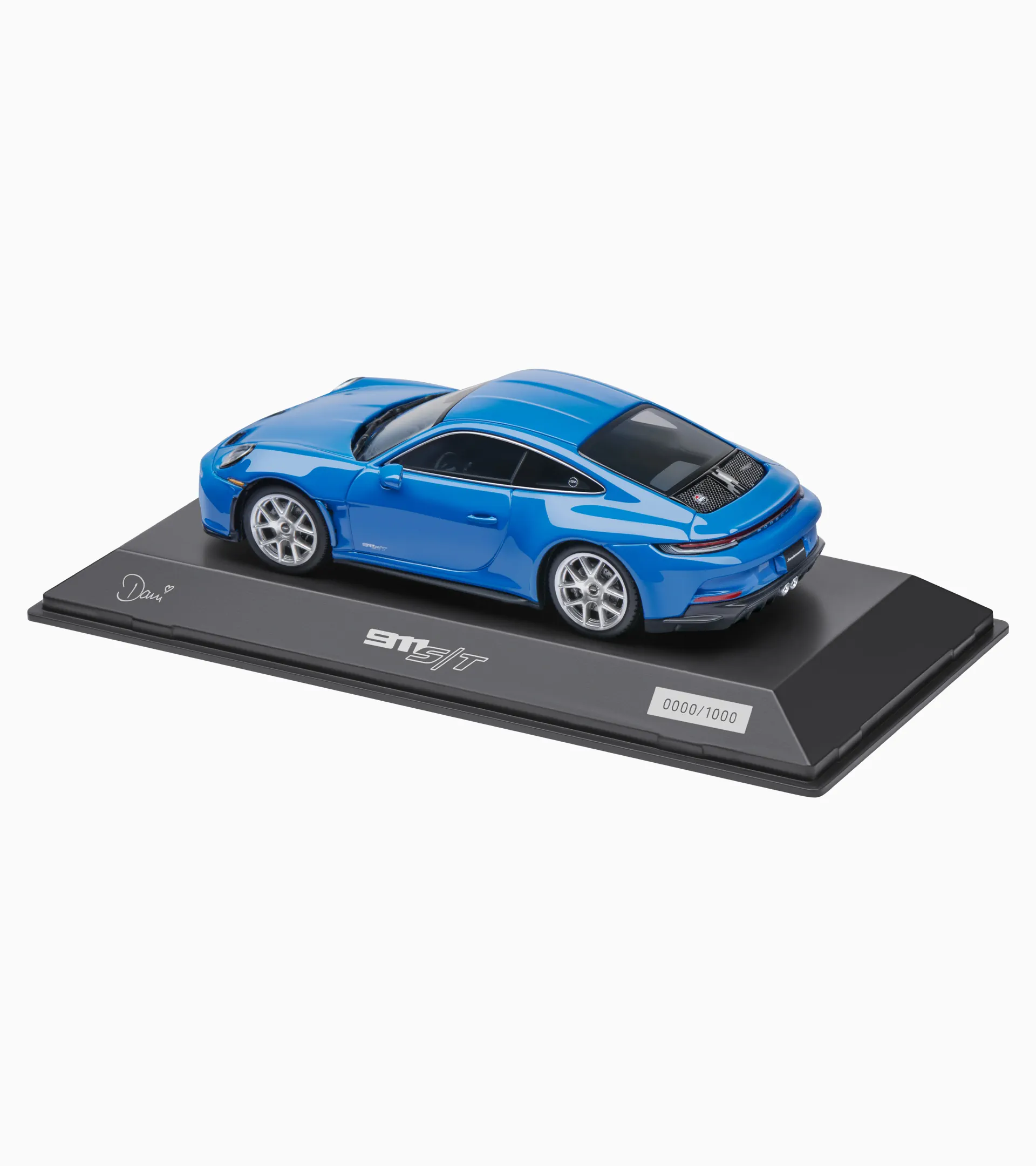 Cadre Photo Porsche 992 Turbo S - échelle 1/43 - 3 Photos - Bois