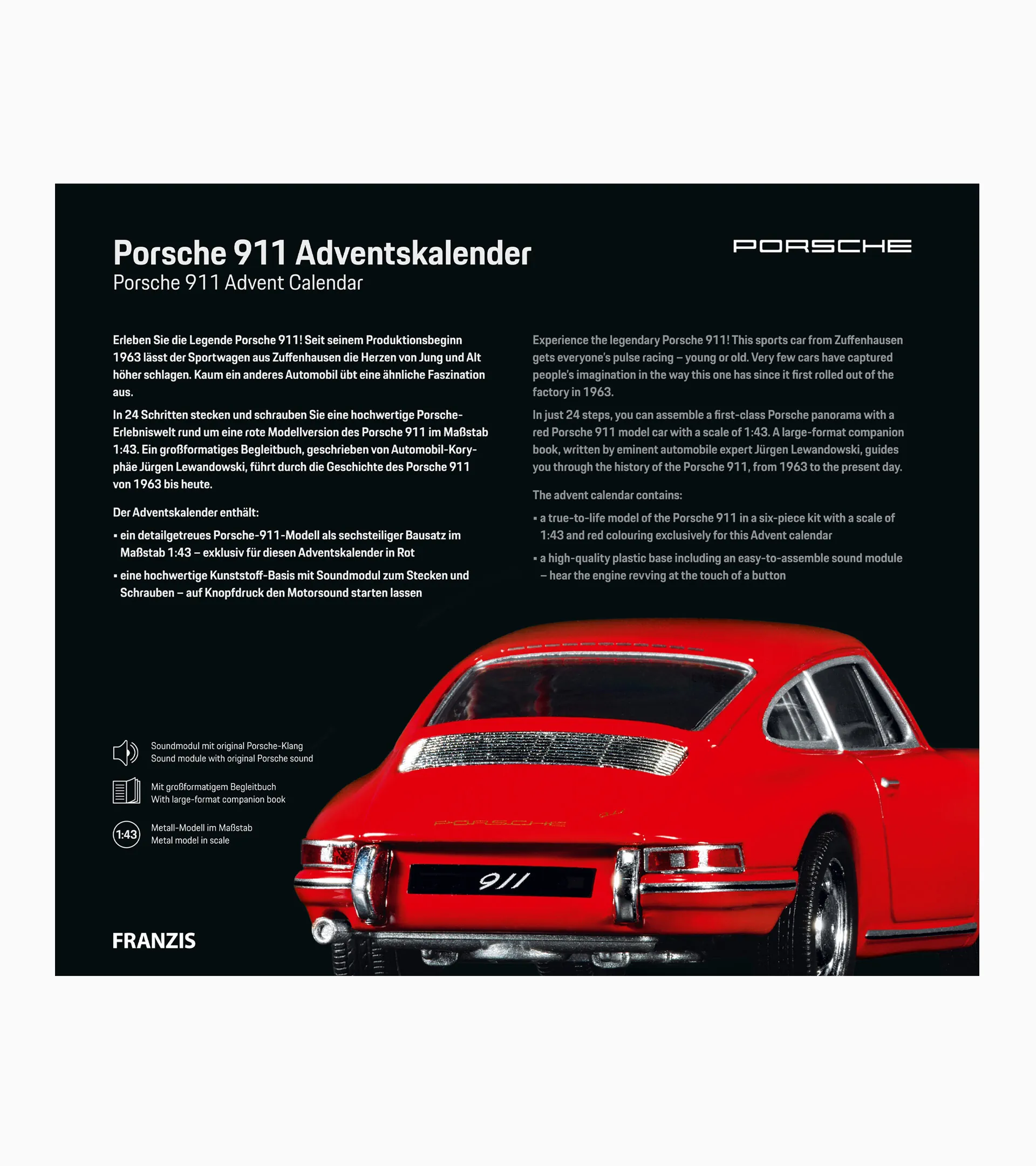 Porsche 911 advent calendar | PORSCHE SHOP