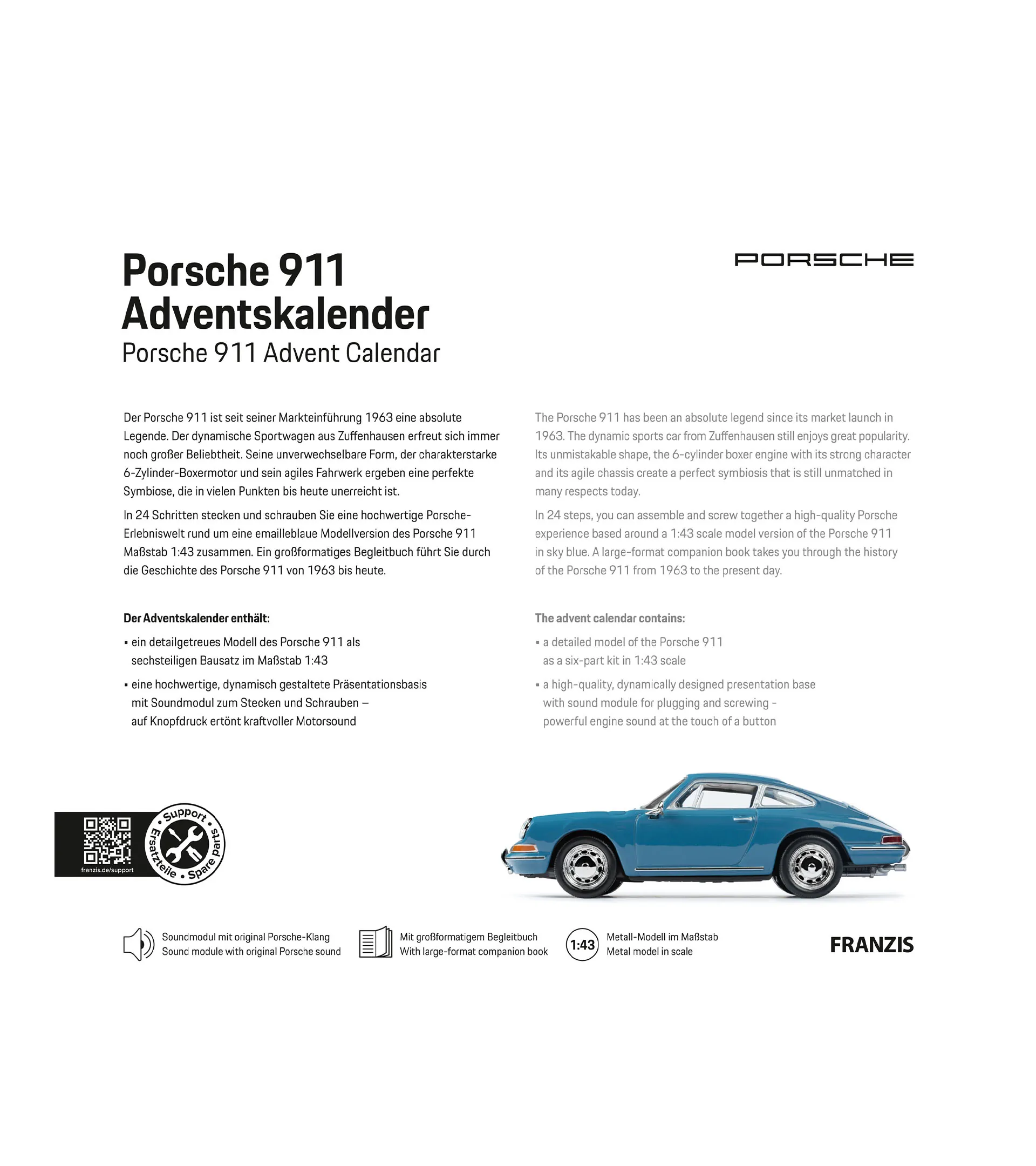 Porsche 911 Advent Calendar | PORSCHE SHOP