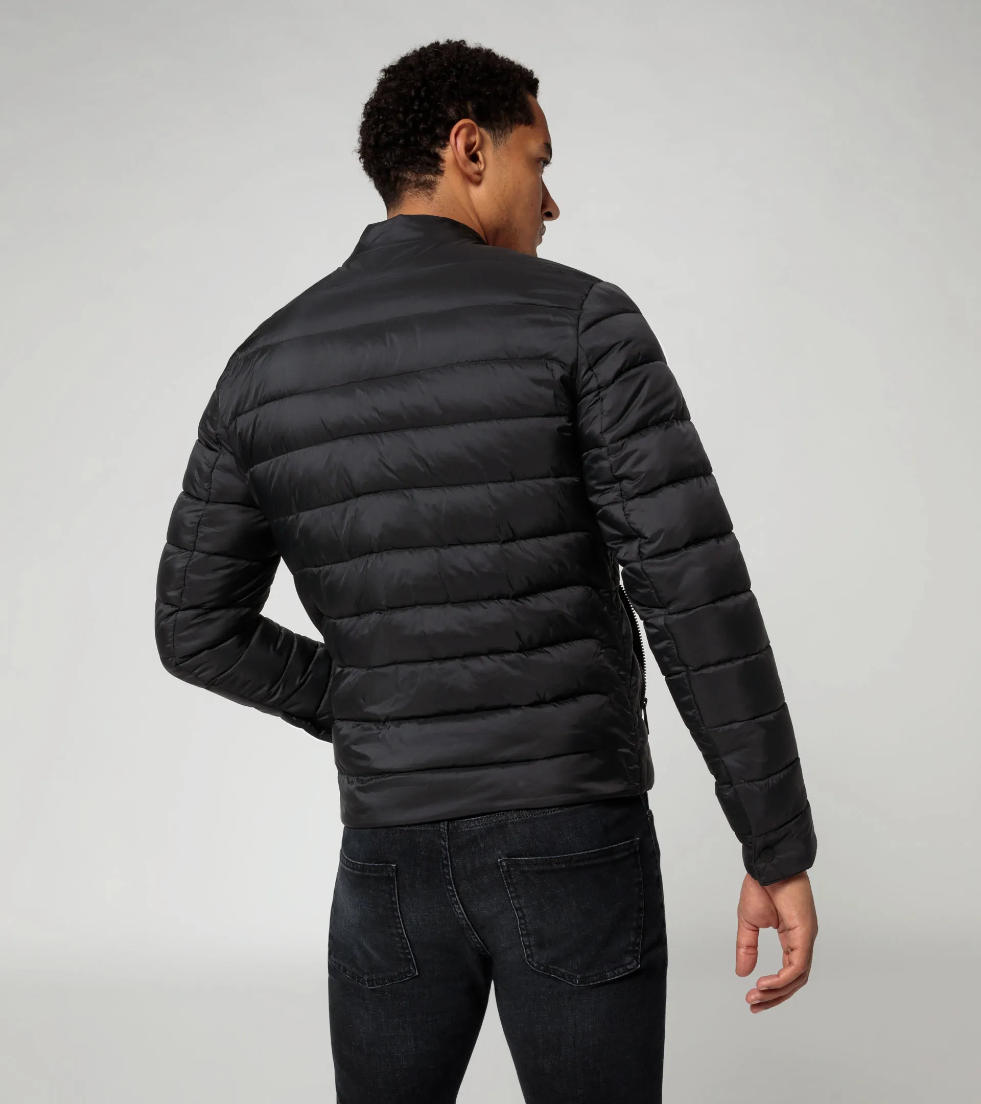 【PORSCHE Design】マウンテンパーカ ナイロンジャケット 黒 M Lightweight puffer jacket | PORSCHE SHOP