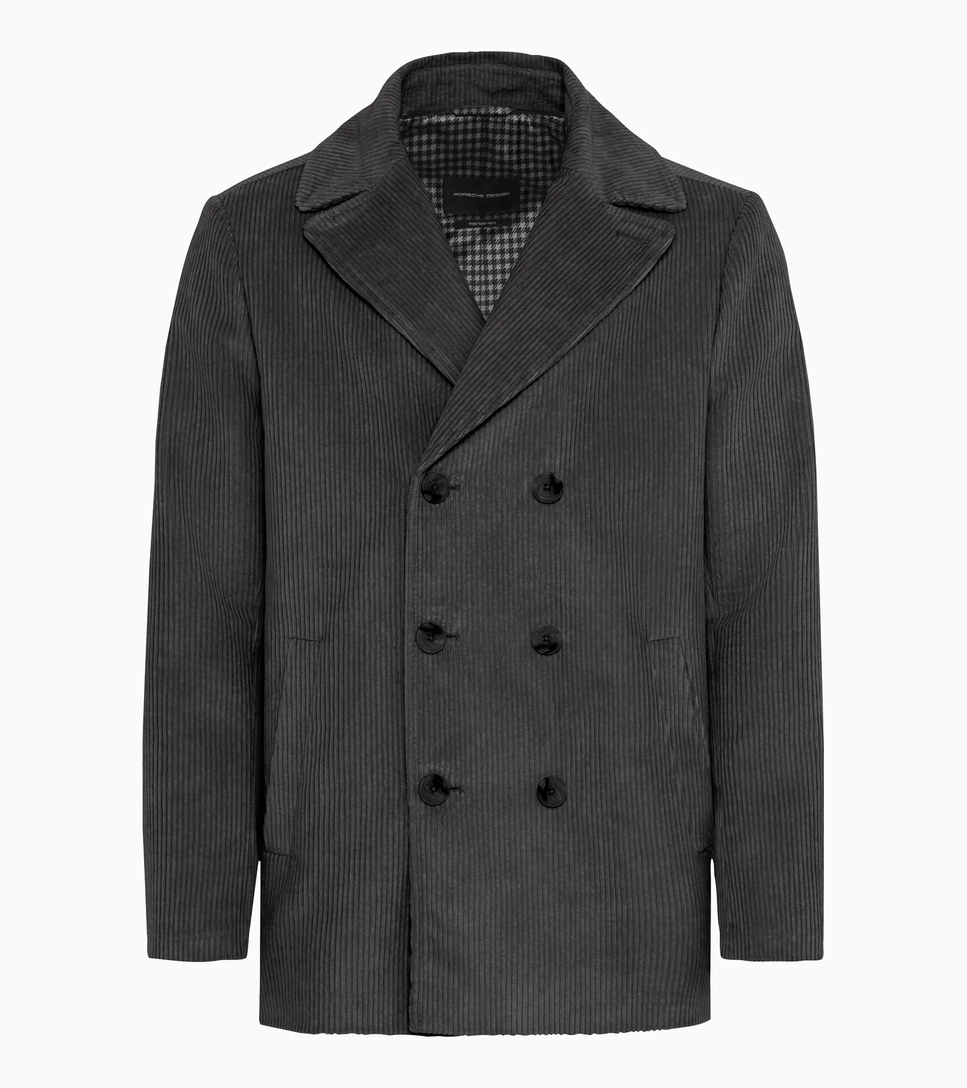 Porsche Design グレー チェスターコート Hybrid pea coat | PORSCHE SHOP