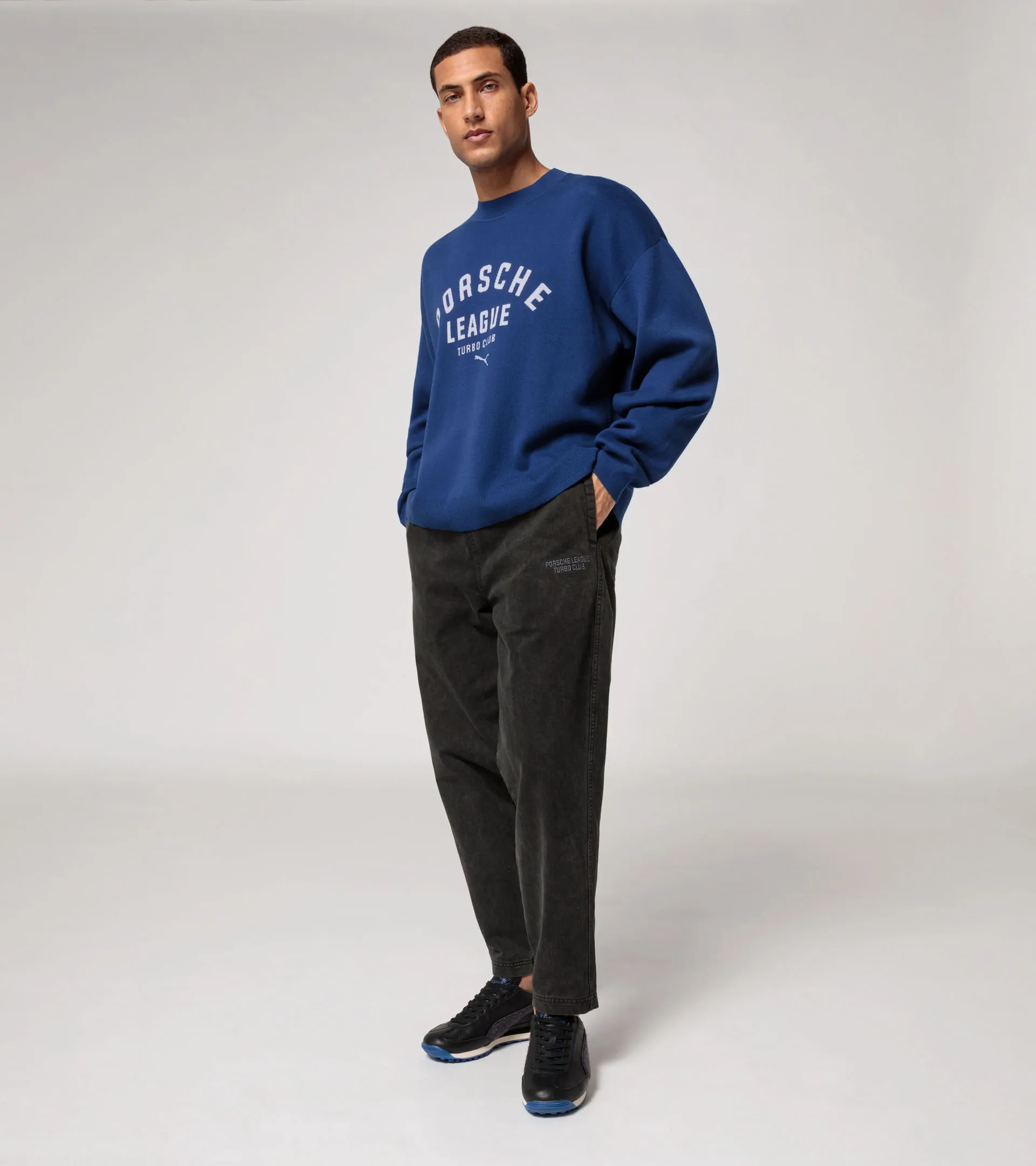 Knitted crew neck jumper | PORSCHE SHOP