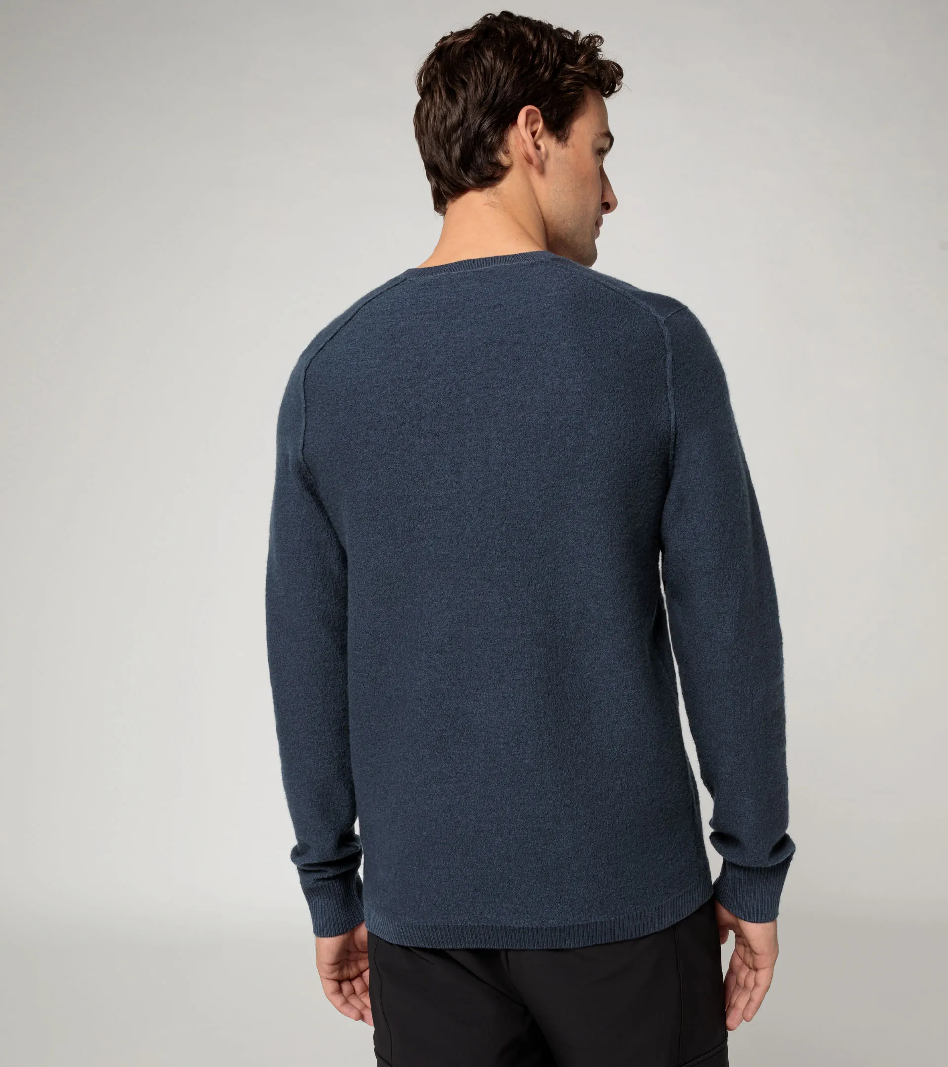 Wool crew neck pullover | PORSCHE SHOP