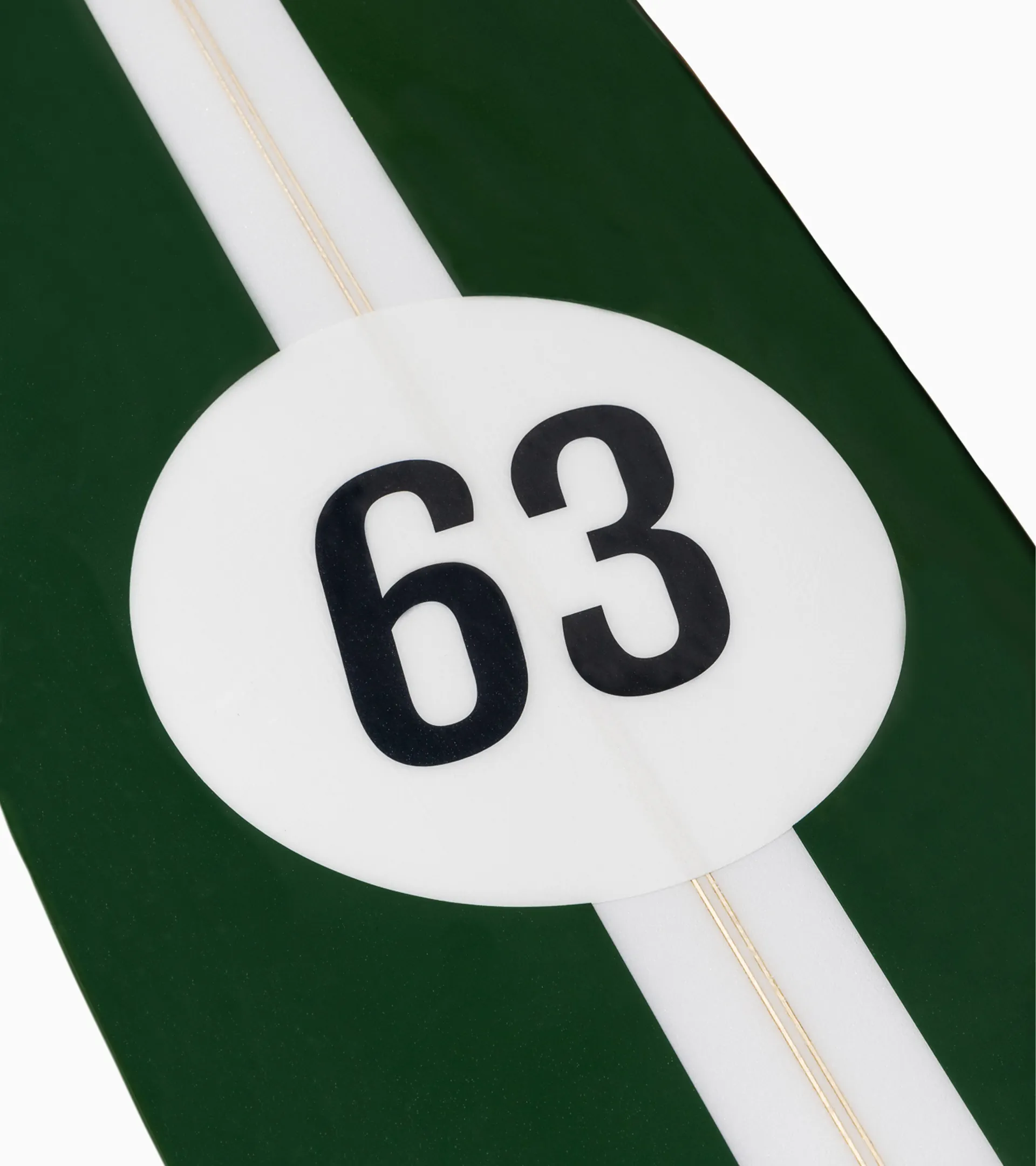 Custom-made Porsche x Almond The Surf Thumb Surfboard (9' 11