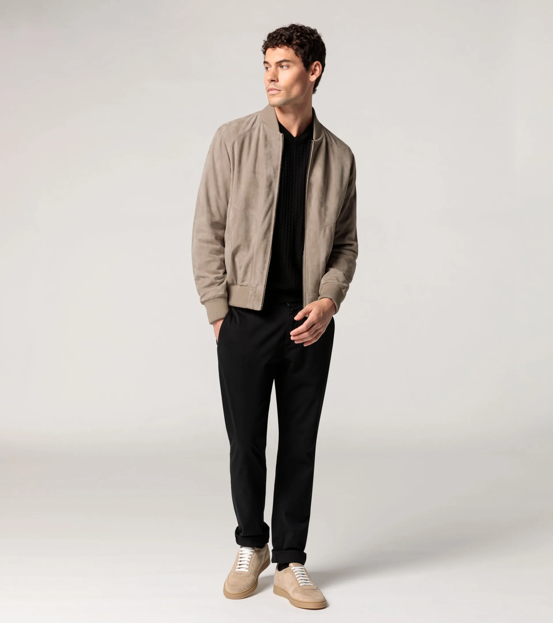 Suede Leather Jacket | PORSCHE SHOP