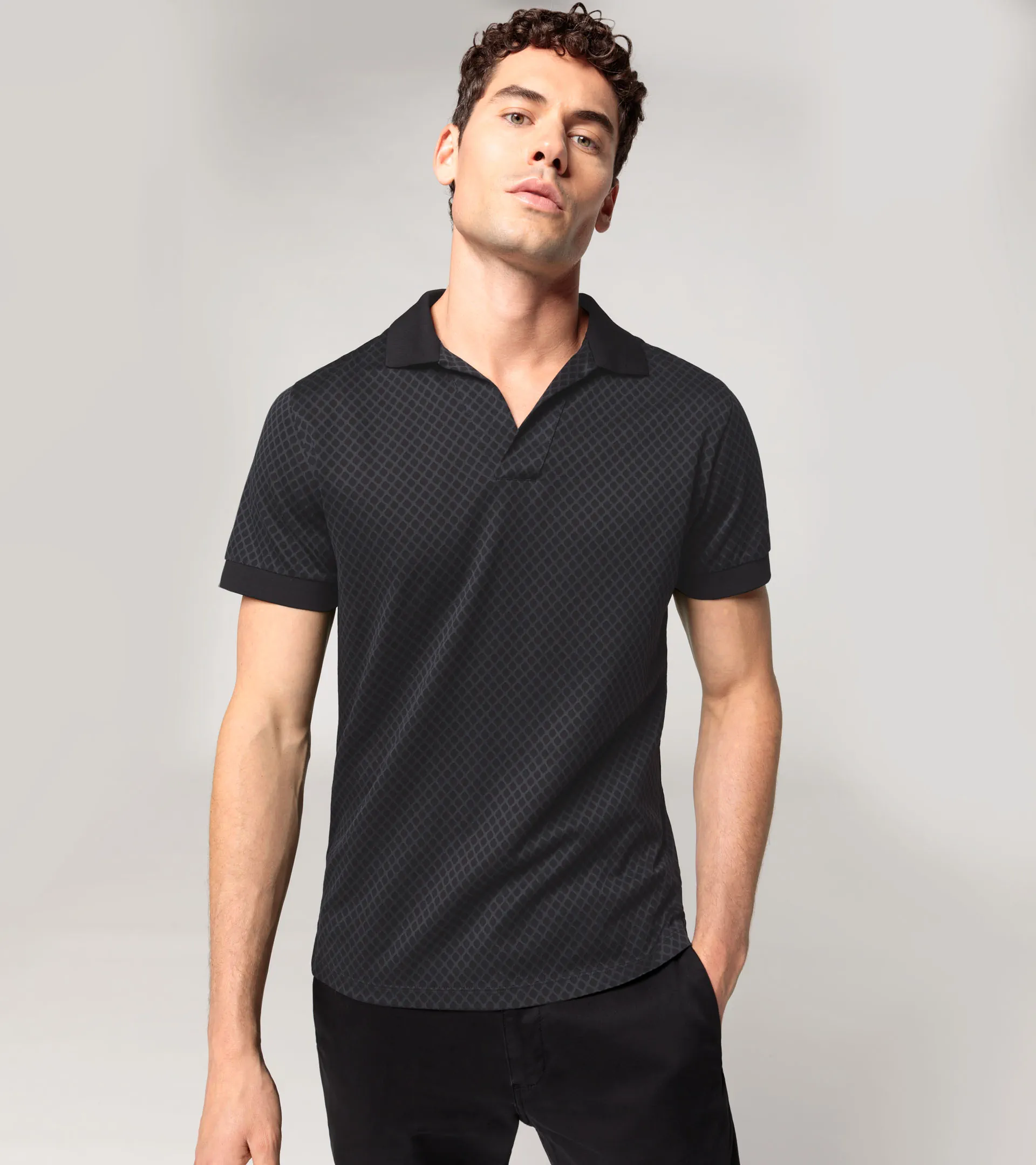 Porsche ポロシャツ 青 EU 4 / US S Seasonal Polo Shirt | PORSCHE SHOP