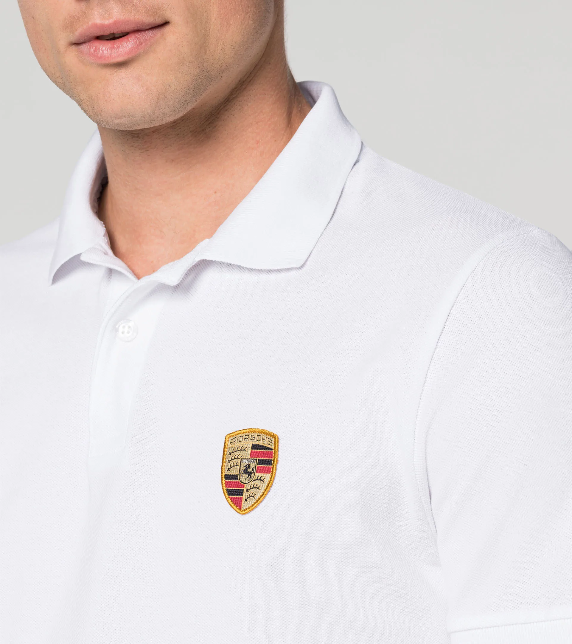Porsche crest polo shirt – Essential | PORSCHE SHOP