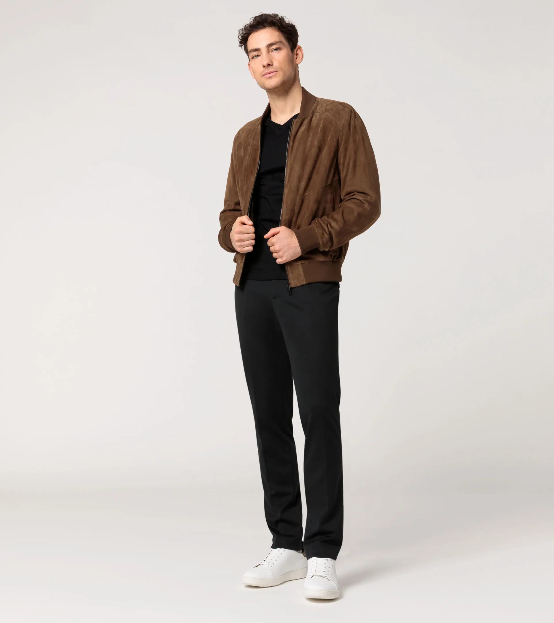 Goat suede leather jacket | PORSCHE SHOP