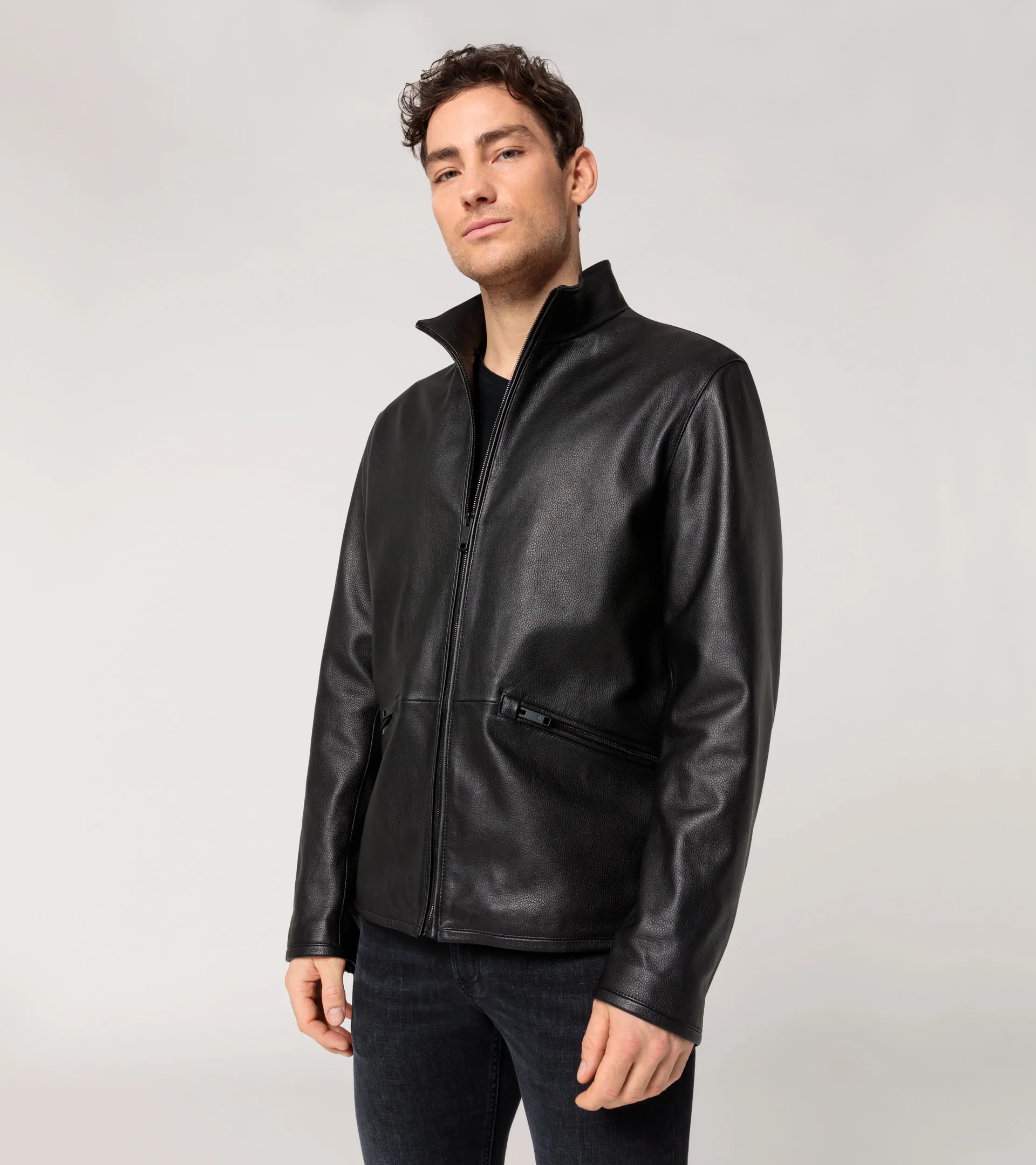 p_star_7　プルソン10個 Roadster leather jacket | PORSCHE SHOP