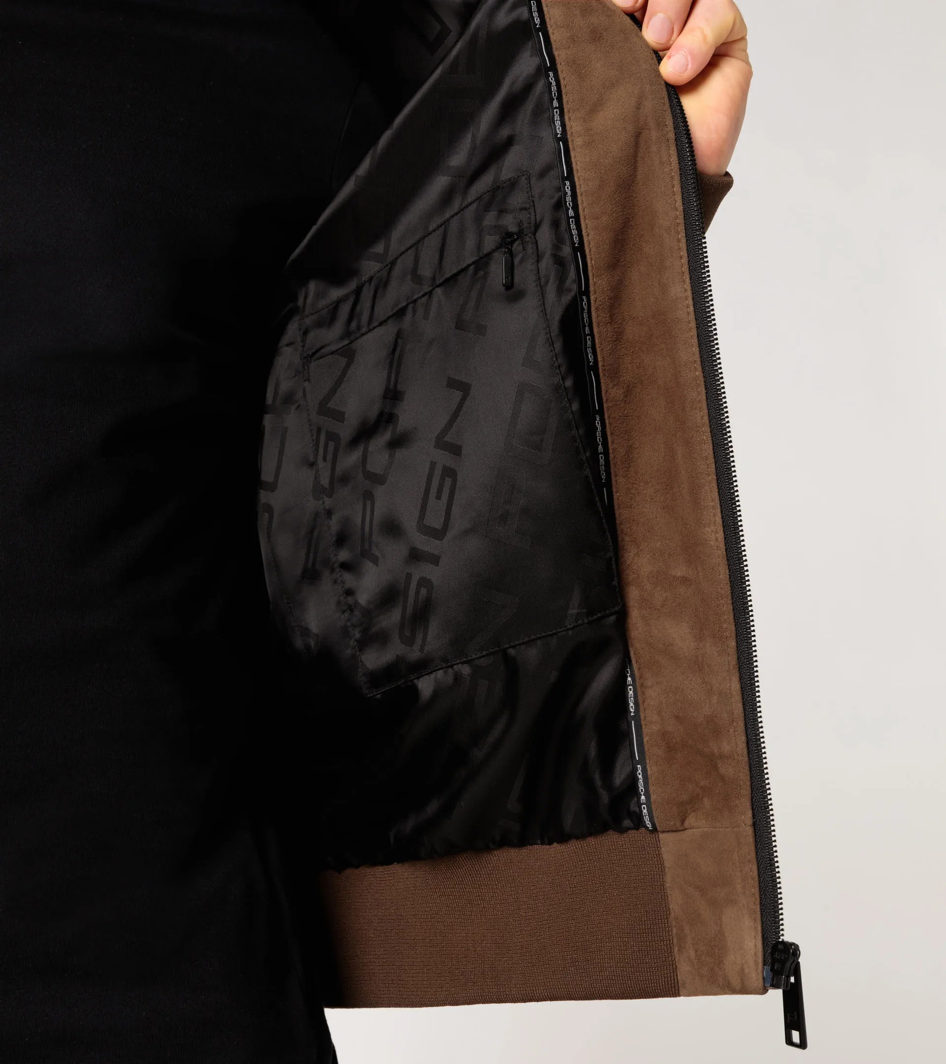 Goat suede leather jacket | PORSCHE SHOP