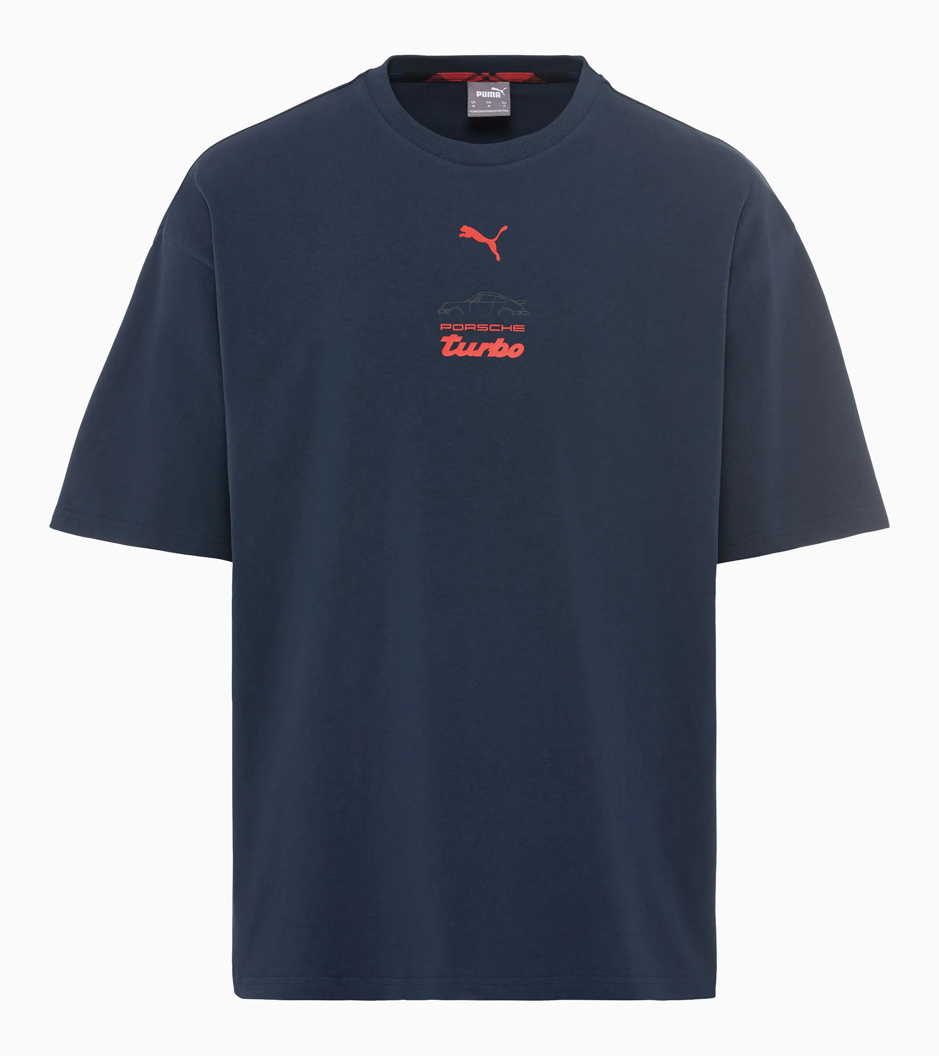 T-shirt Vintage Porsche 911 Turbo GT - Coton épais Unisex, Neuf Avec étiquette - Look Rétro Pour Fans D'automobile