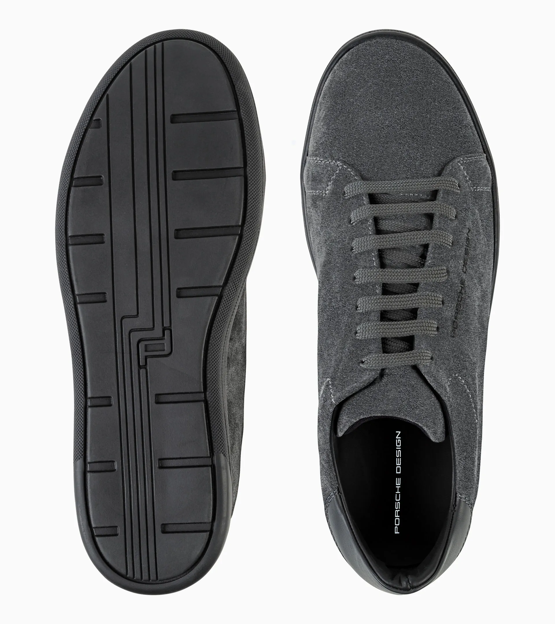 Custom two toned grey shoes with black soles. (MB2) Men main image 3
