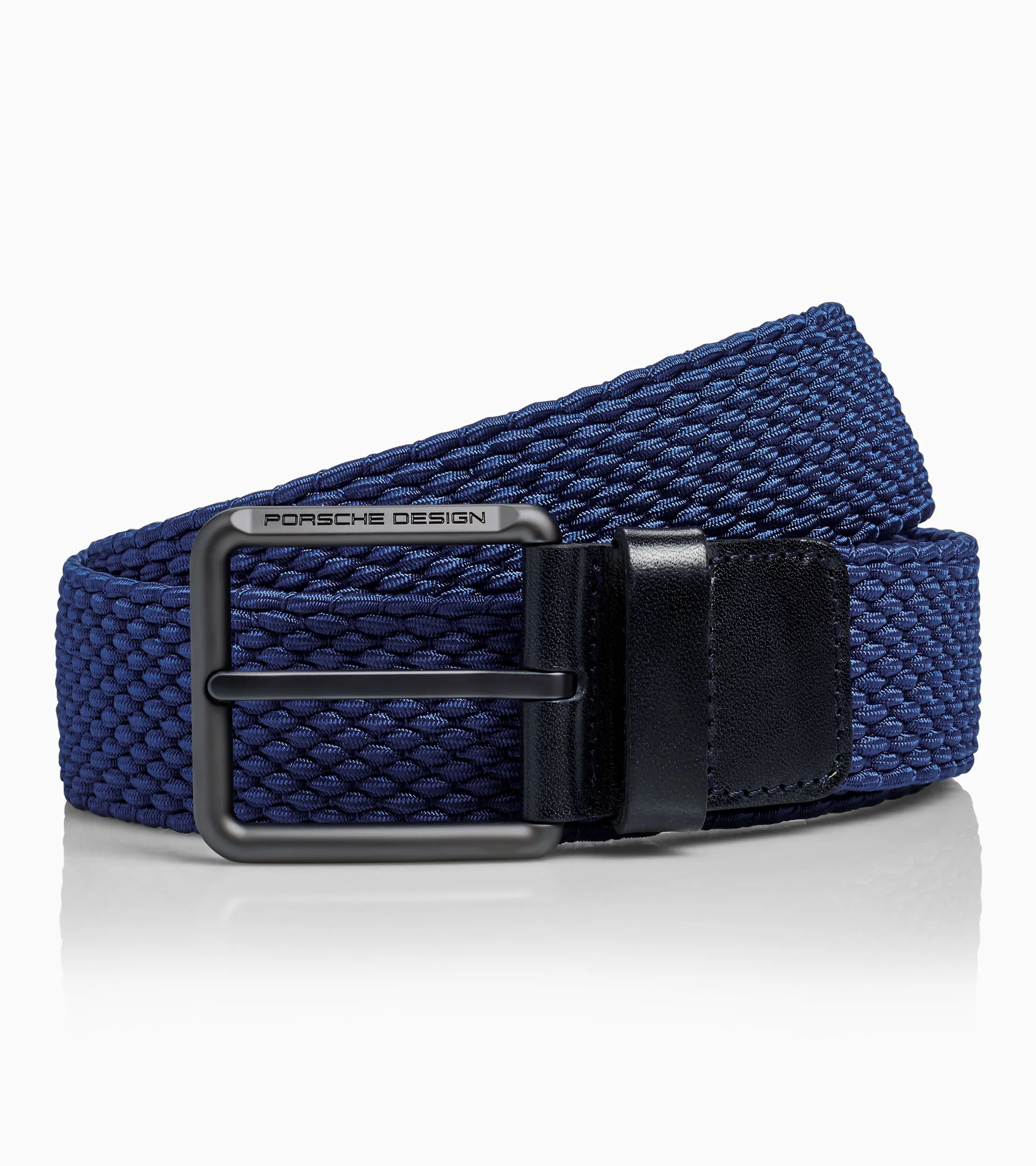 PORSCHE design P1810 genuine leather belt 40”x1.5” PORSCHE DESIGN Leather belt in black main image 4