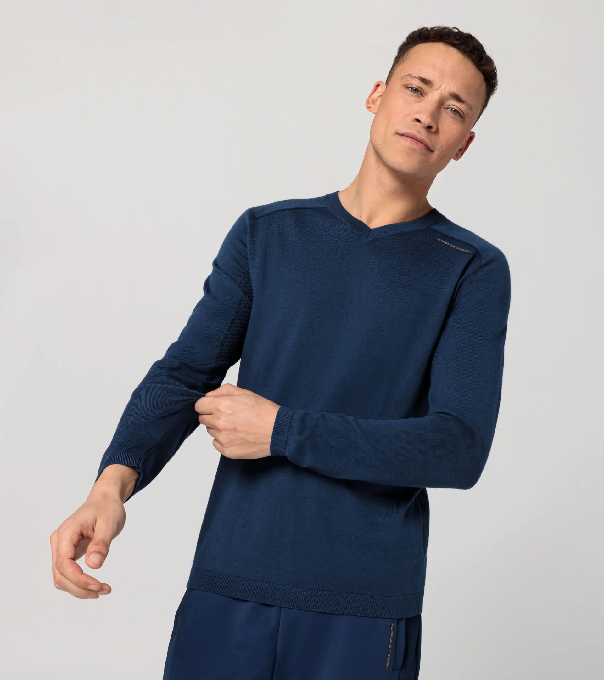 EvoKNIT® V-Neck Jumper Pullover | PORSCHE SHOP