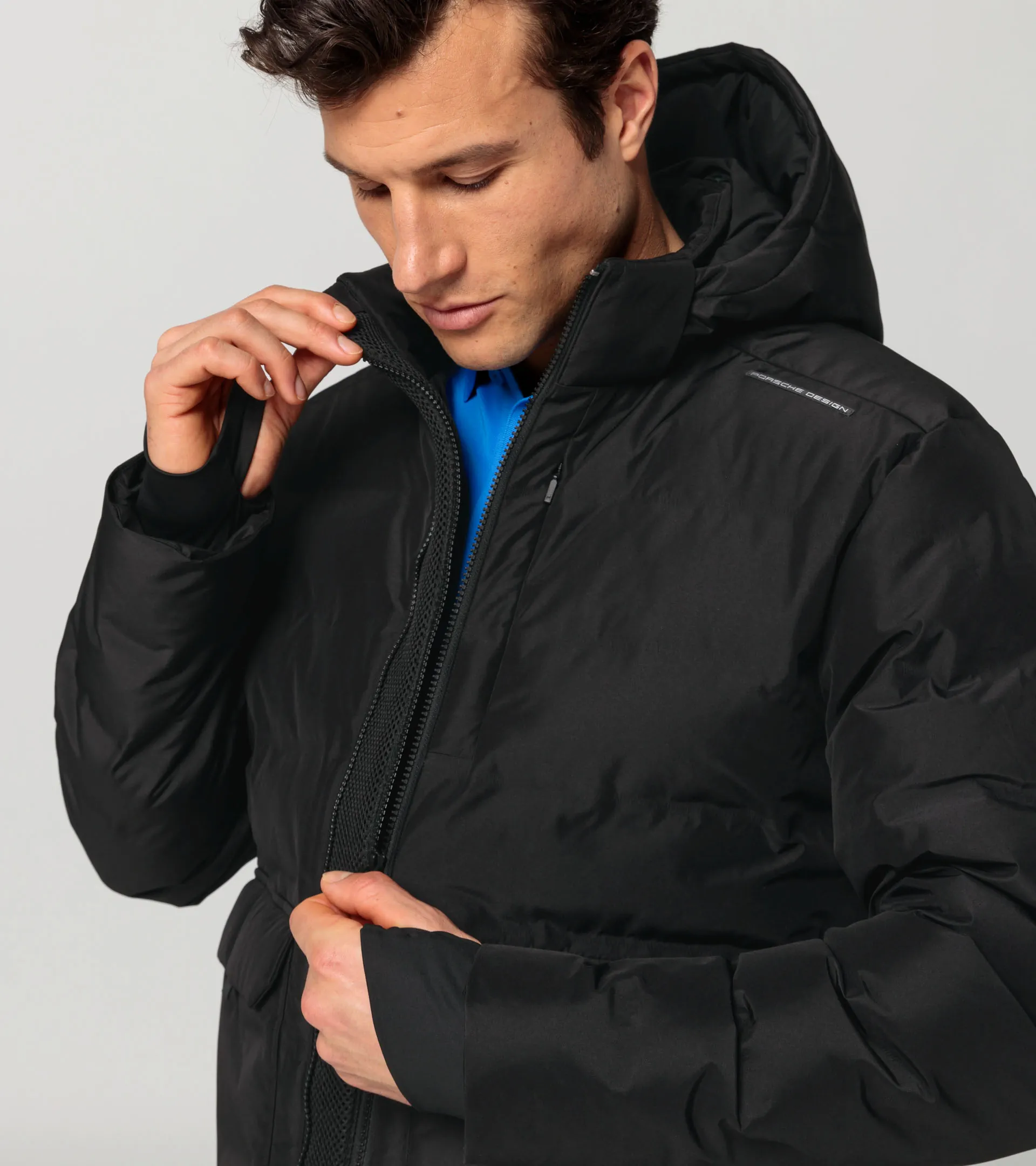 Porsche Design スタンドカラー ダウンジャケット M ブラック Padded Jacket | PORSCHE SHOP