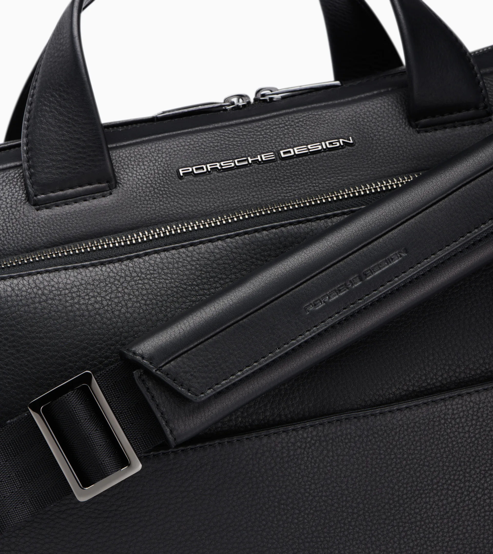 ◆未使用品◆Porsche Design ビジネスバッグ　2way定番ブラック Roadster Leather Briefcase M | PORSCHE SHOP