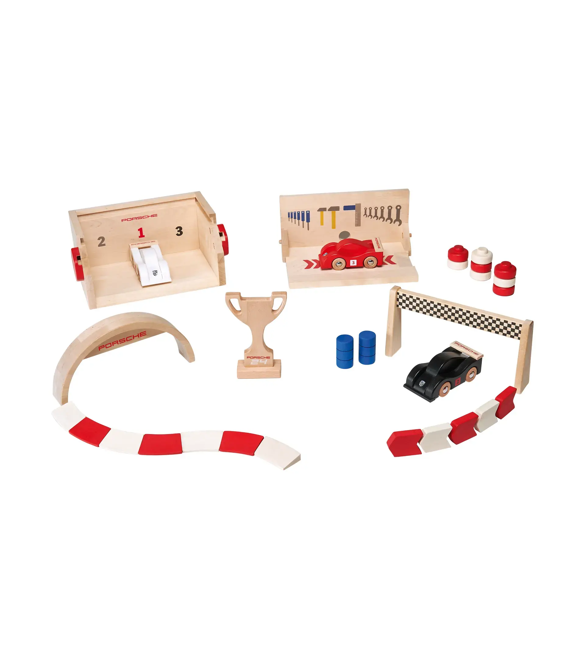 Kids Wooden Racetrack – Starter Set | PORSCHE SHOP