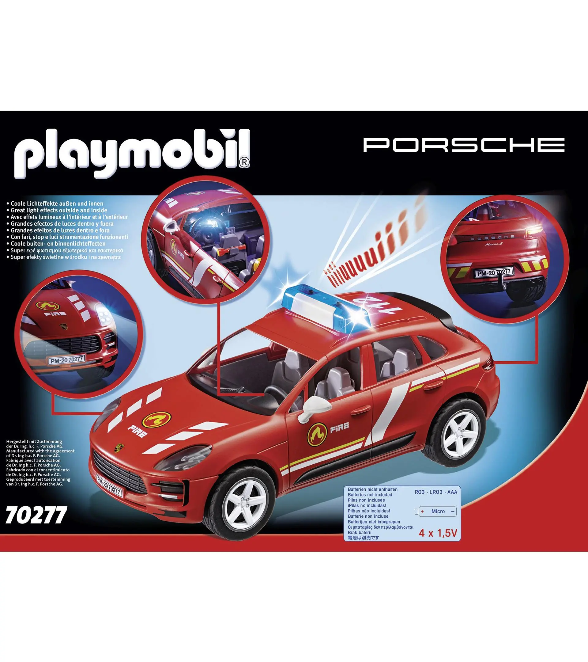 Playmobil - 7786 - Camion de Pompiers avec Echelle
