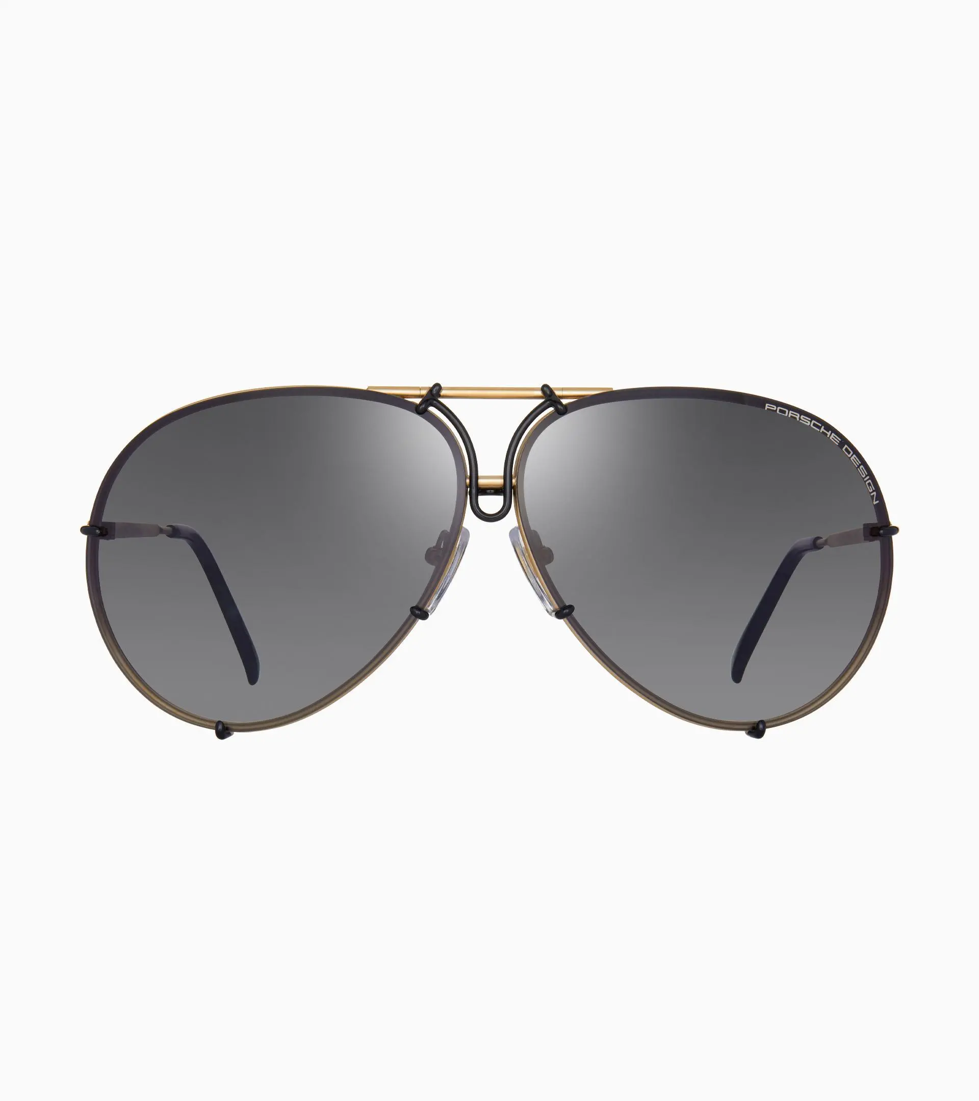 PORSCHE DESIGN P8478 Sunglasses Sun Glasses J BLACK-SILVER Authentic New 63mm Un Porsche Design P8478 Iconic Sunglasses J- Black / Silver +  main image 2
