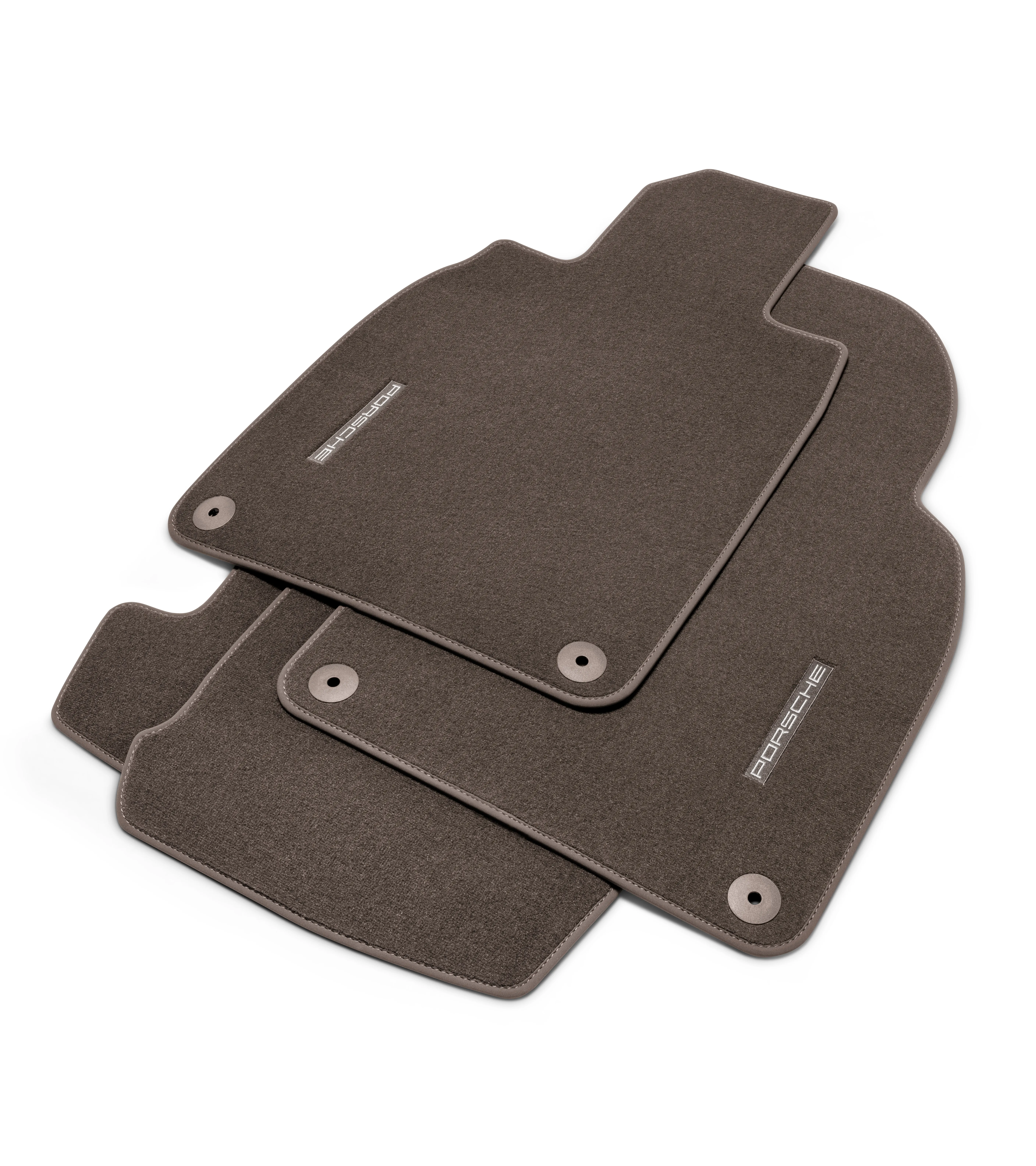 Porsche Floor Mats with Nubuk Edging for 911 and 718 | PORSCHE SHOP