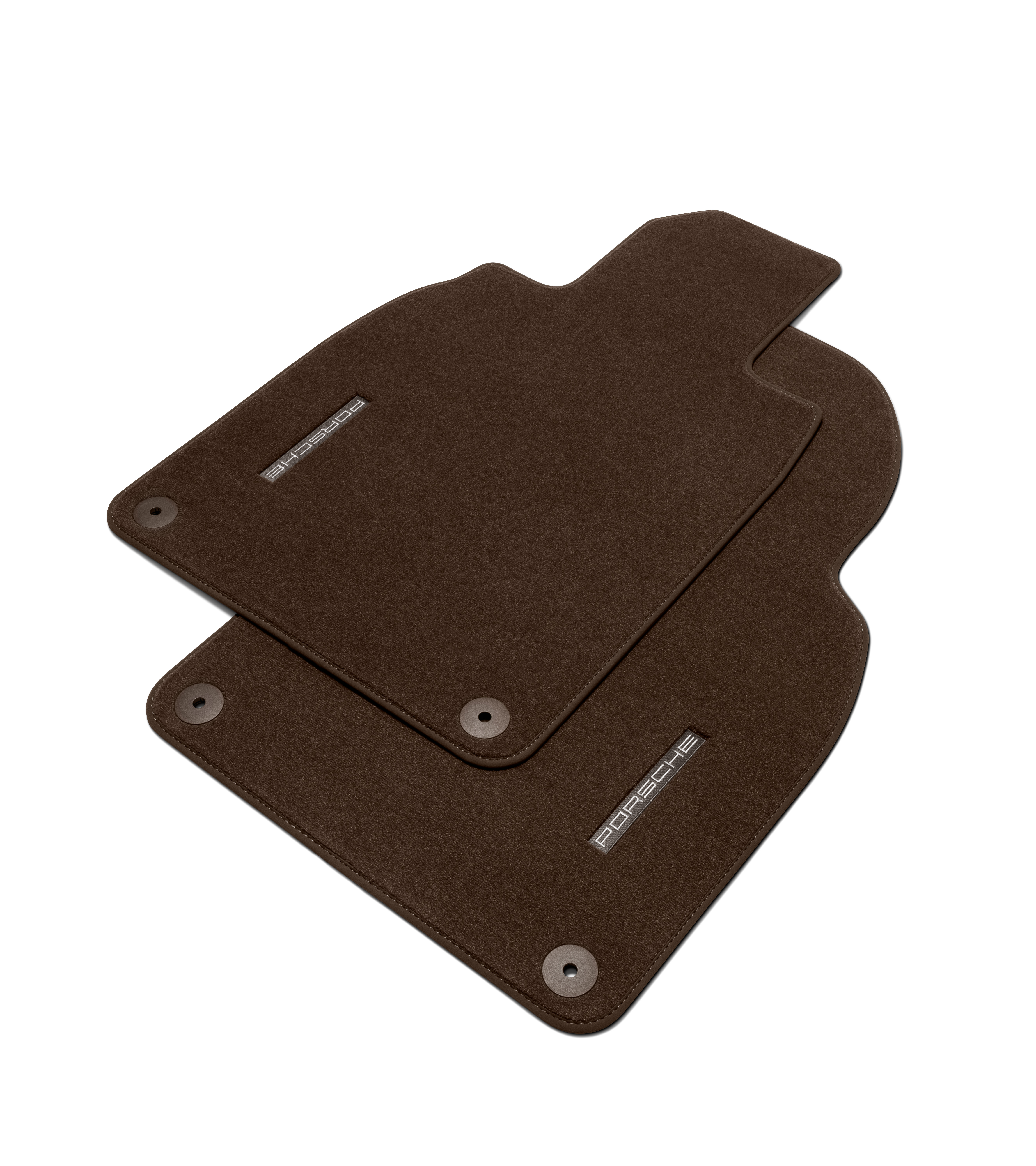 Porsche Floor Mats with Nubuk Edging for 911 and 718 | PORSCHE SHOP