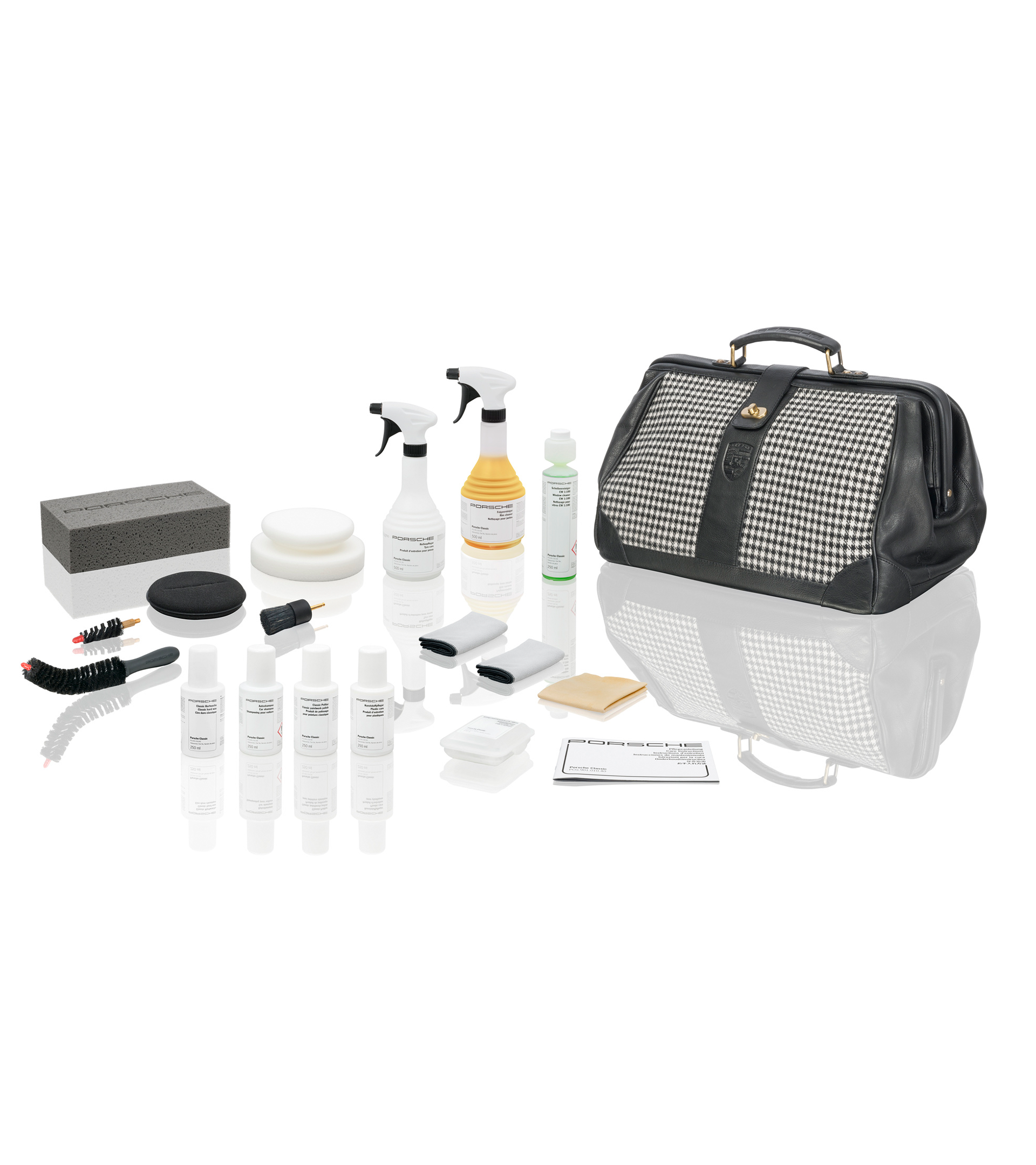 Porsche Classic Care Set - 17-Piece Exterior Car Care Kit