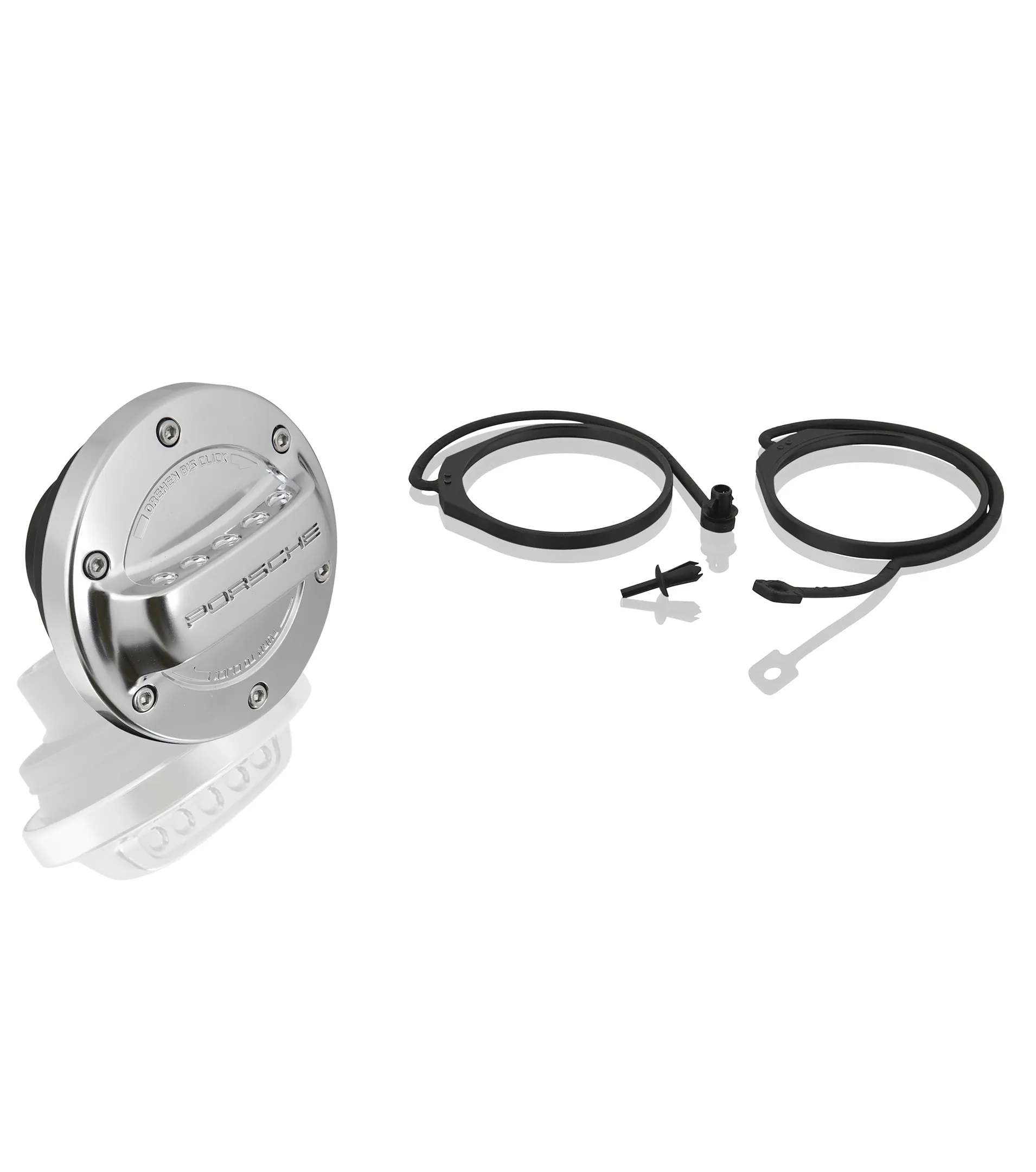 Porsche fuel tankcap aluminumlookポルシェ997 Genuine Porsche 997-201-980-00 |Aluminum Look Fuel Filler Cap