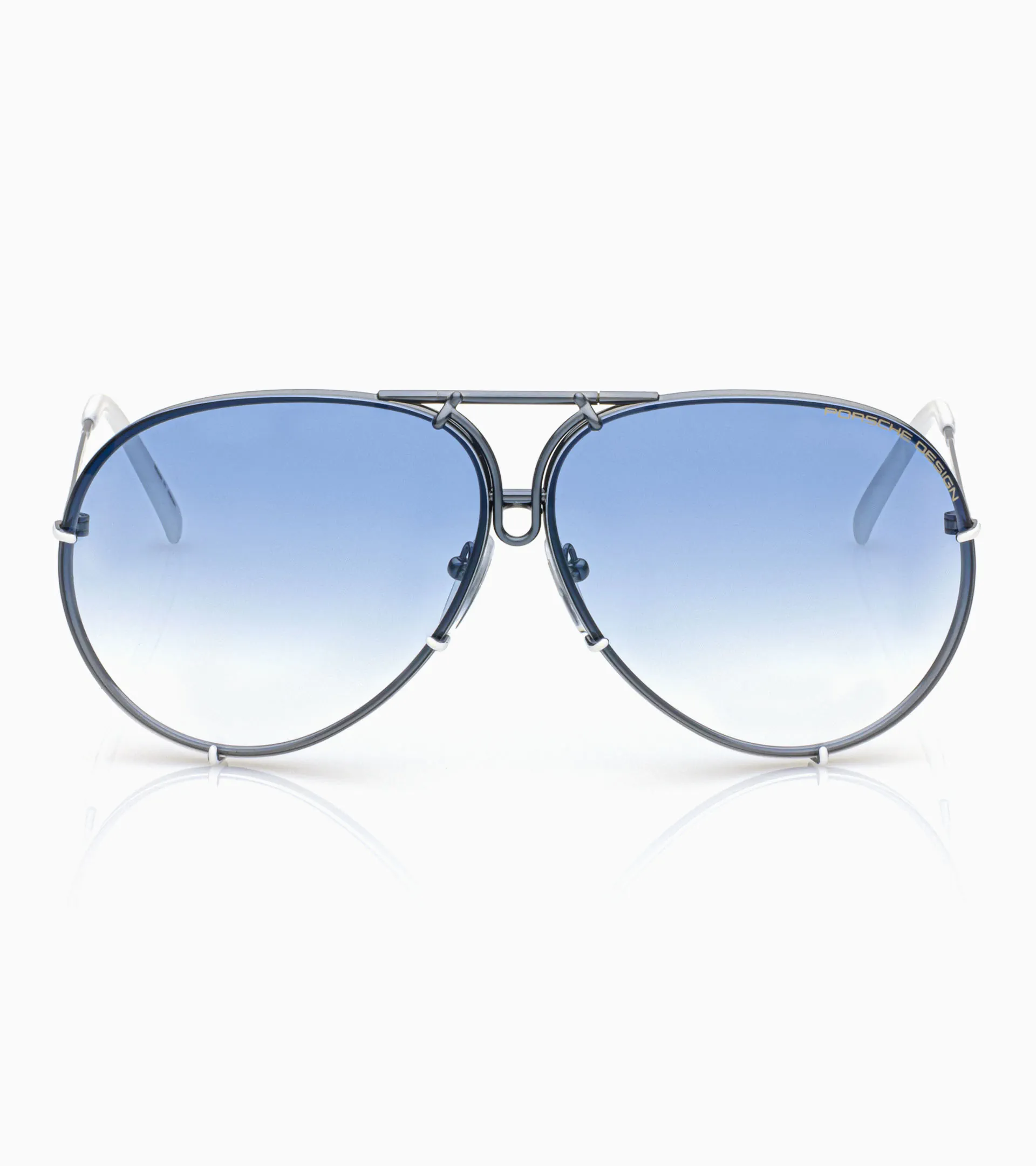 Porsche Blue Aviator Sunglasses Porsche Design P8949 Aviator Sunglasses | Fashion Eyewear main image 2