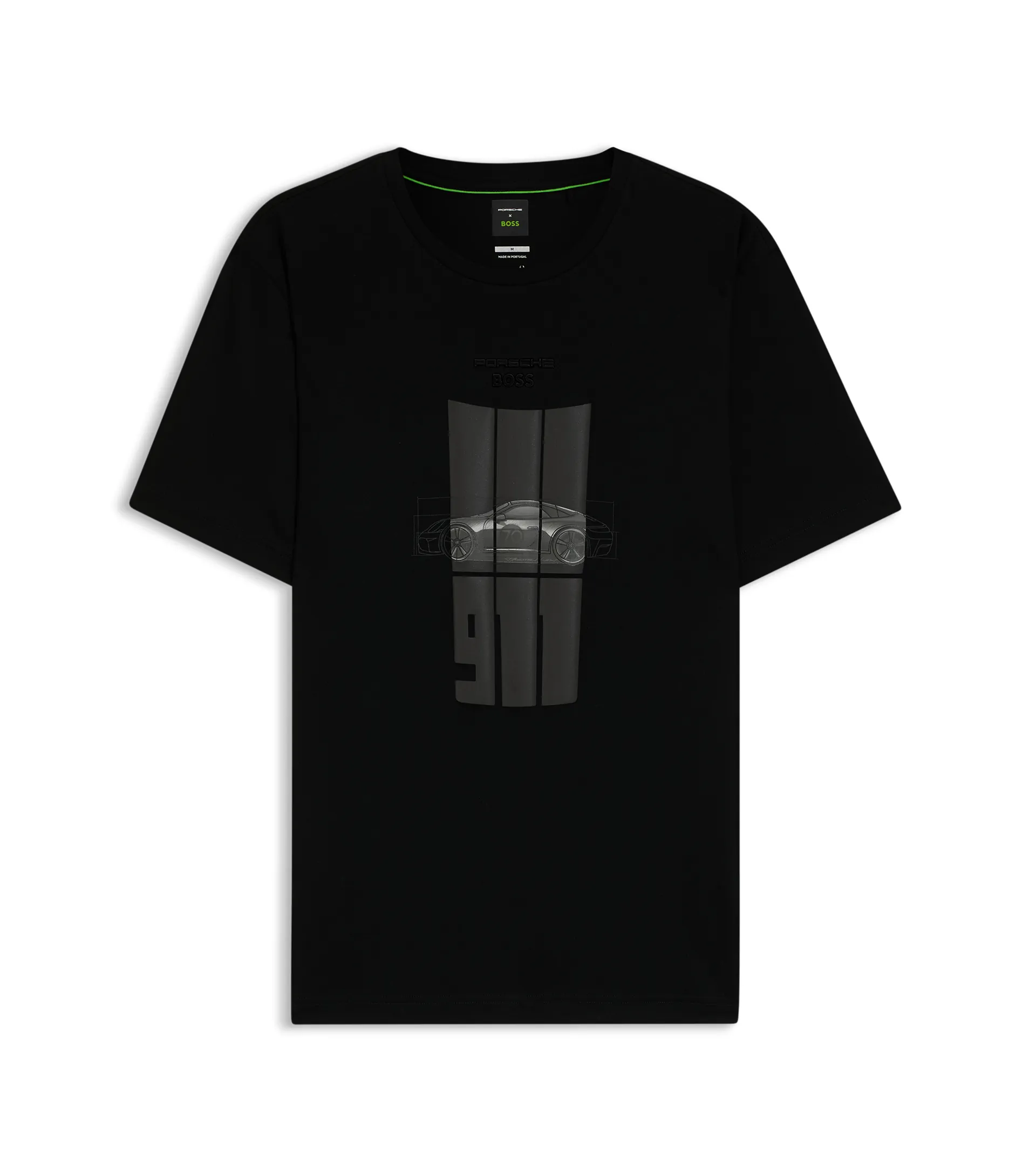 Polo shirt in jacquard-patterned cotton – Porsche x BOSS | PORSCHE