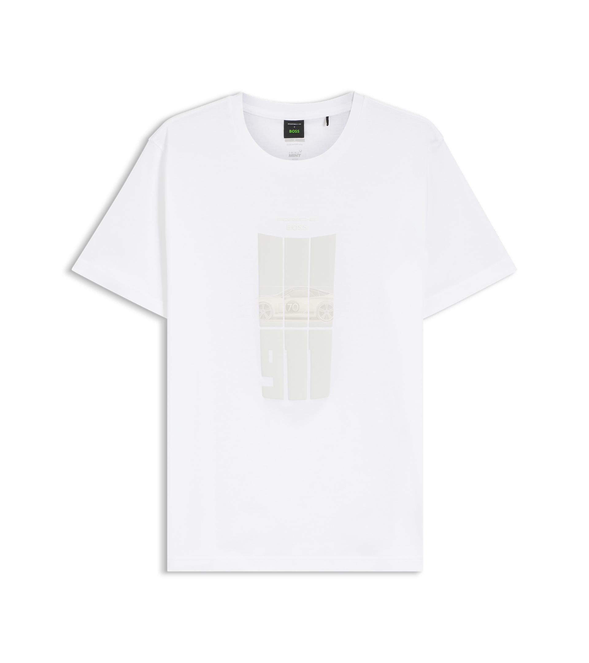 T‑shirt with reflective branding - Porsche x BOSS | PORSCHE SHOP