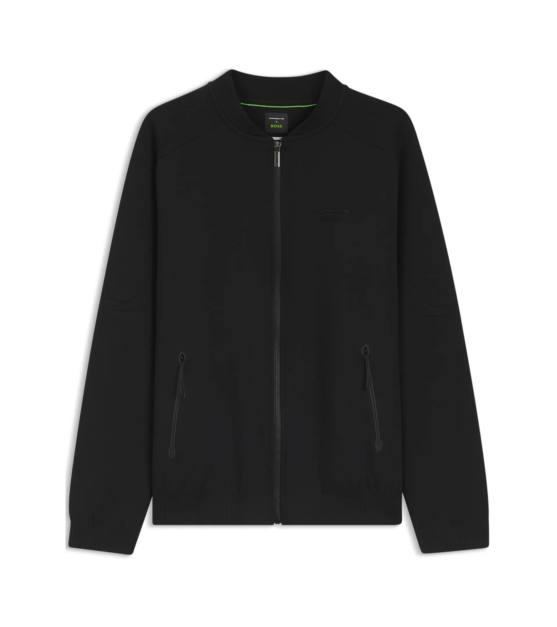 Zip‑up sweatshirt with embossed artwork – Porsche x BOSS | PORSCHE