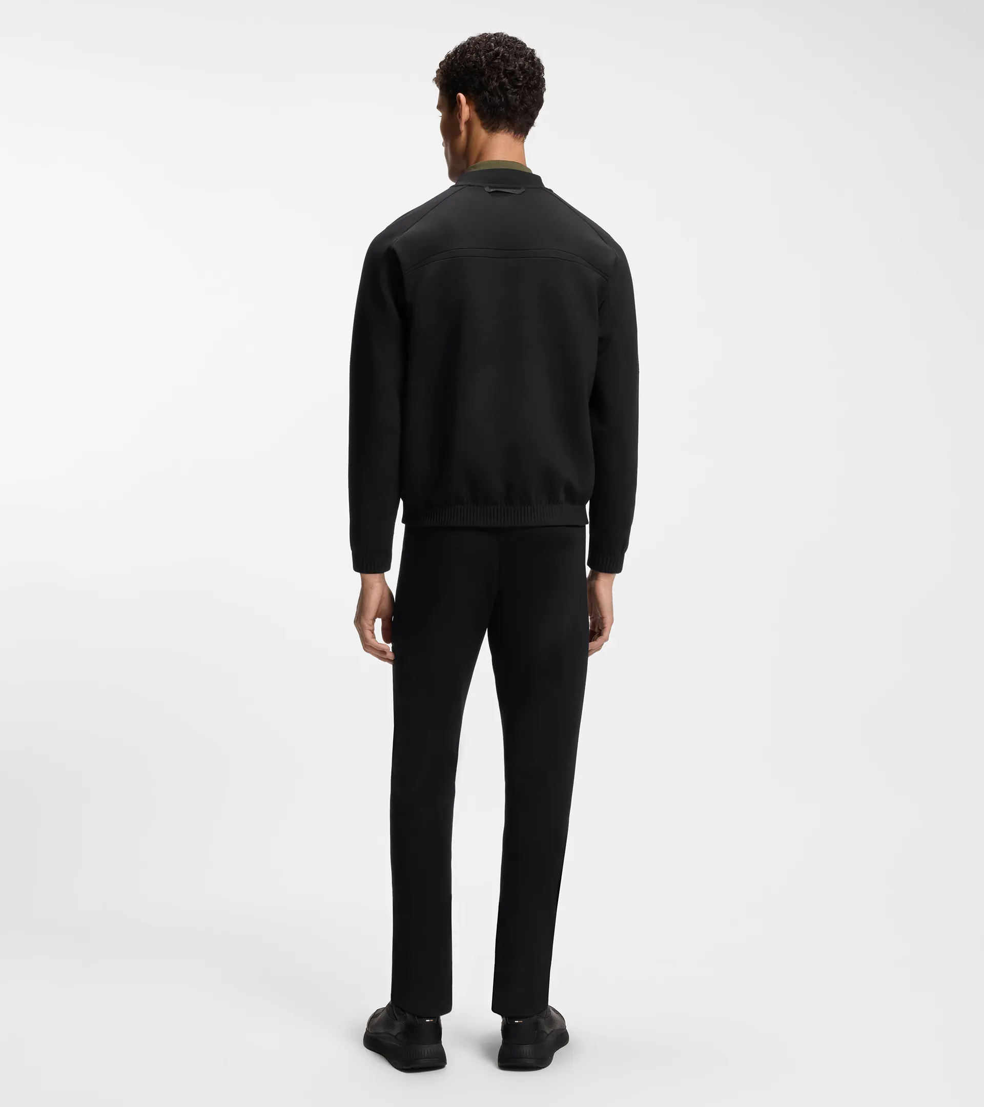 Zip‑up sweatshirt with embossed artwork – Porsche x BOSS | PORSCHE