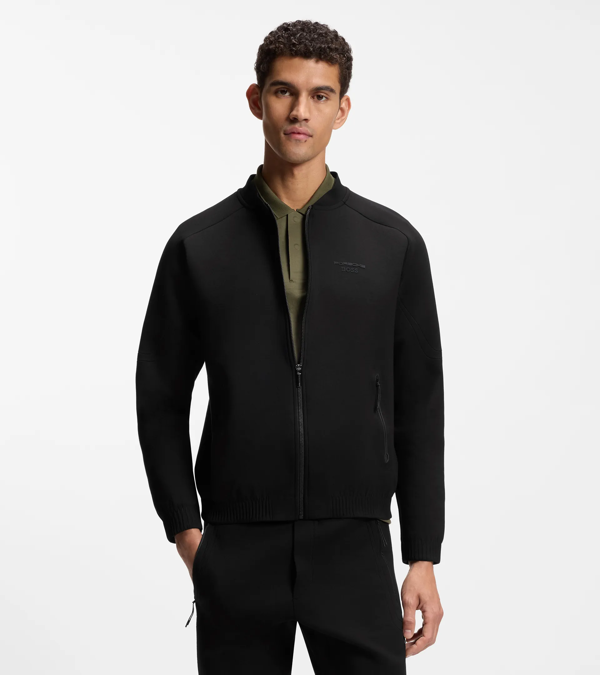 Woven graphene‑look tracksuit – Porsche x BOSS | PORSCHE SHOP