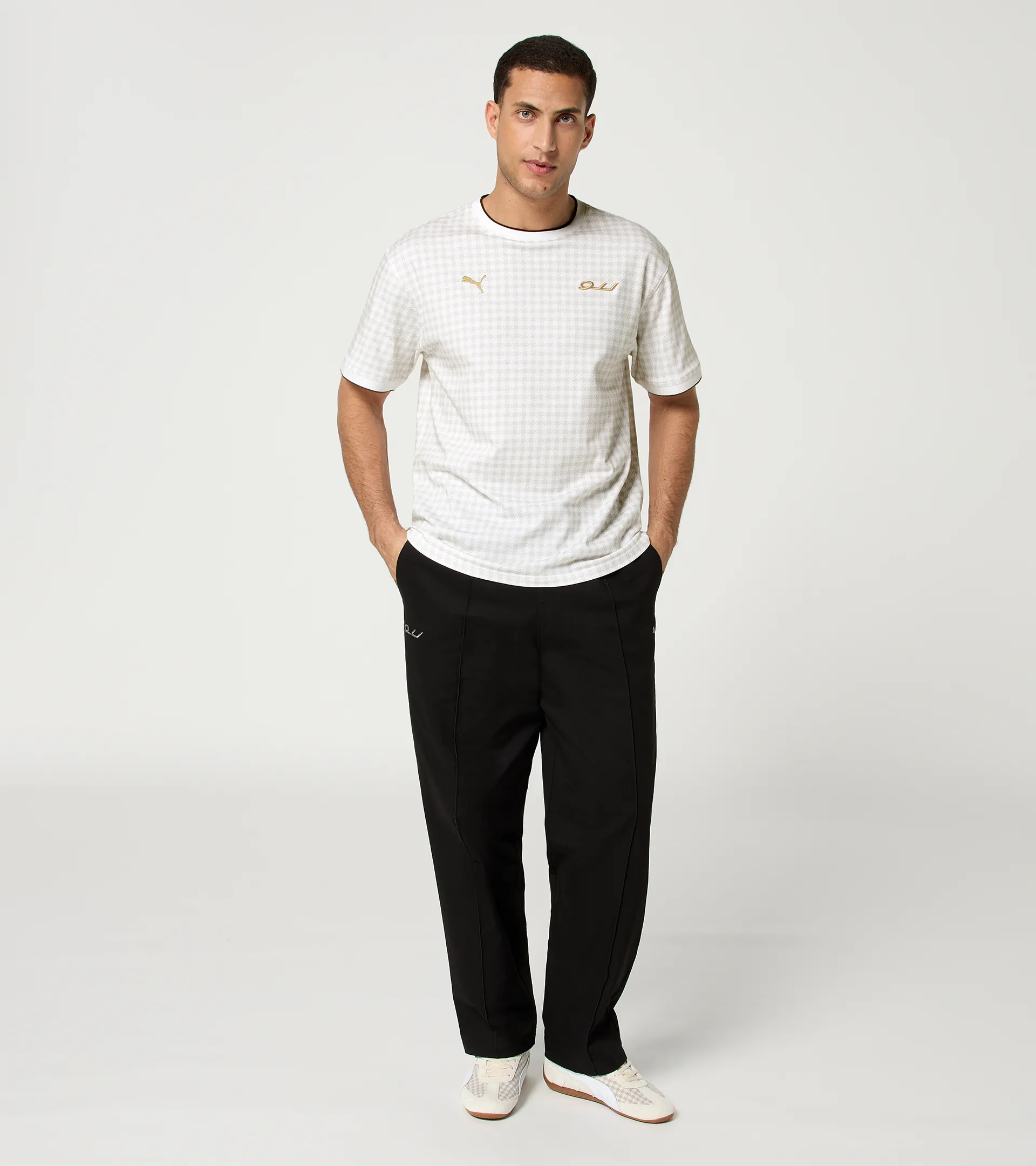 Pepita Lifestyle T-Shirt – Porsche Legacy x PUMA | PORSCHE SHOP