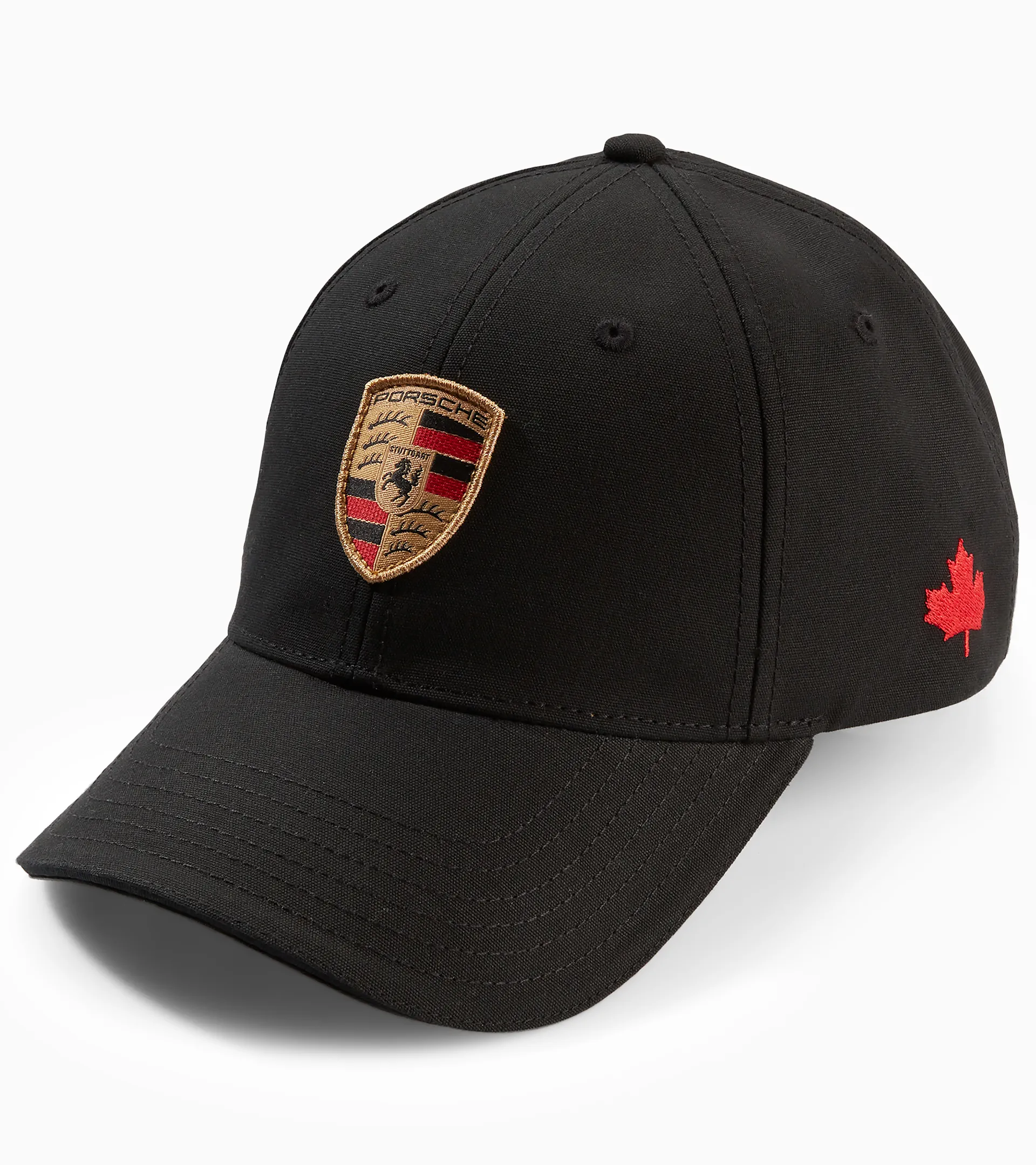 Porsche x Canada Crest Cap - Black | PORSCHE SHOP